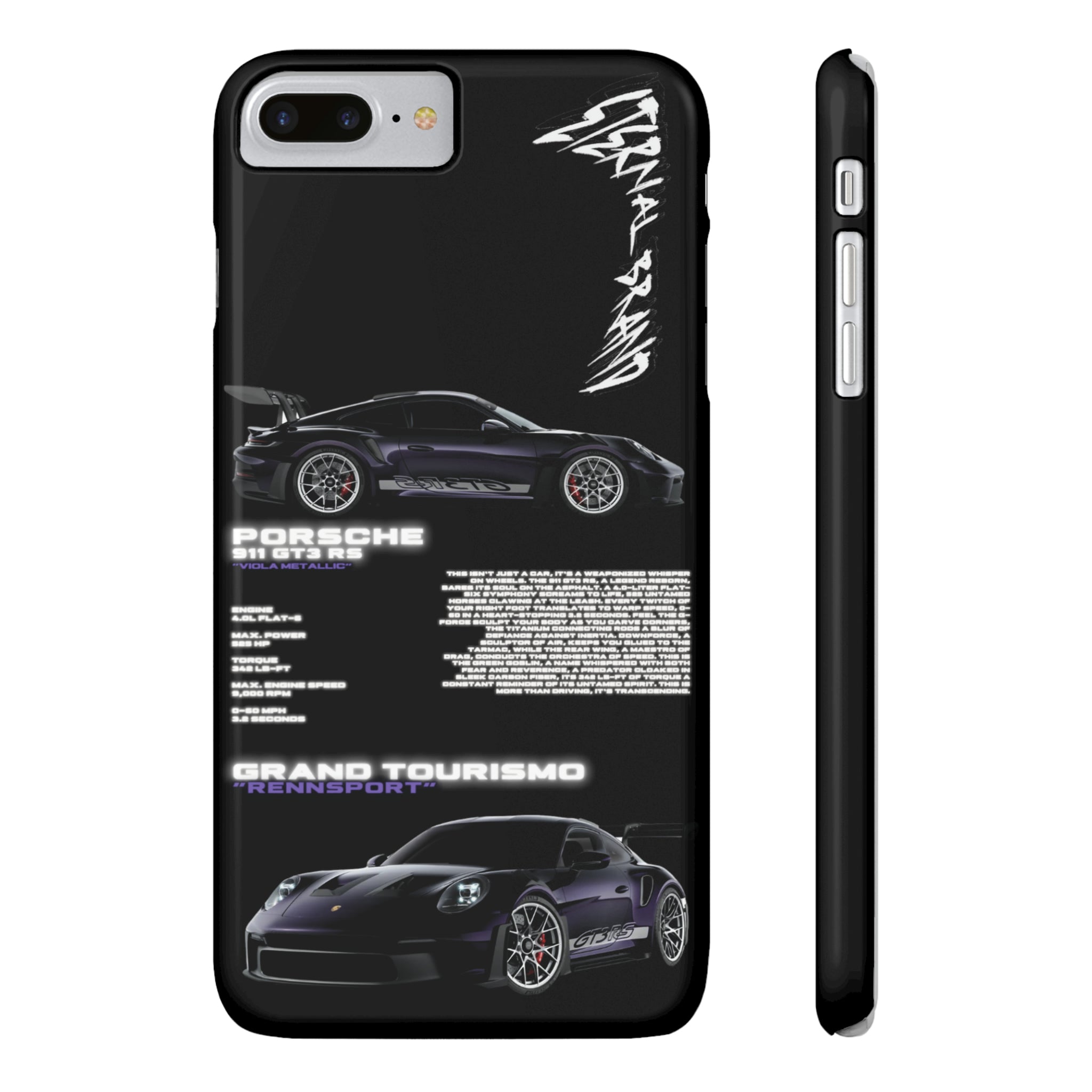 (Slim) Porsche 911 GT3 RS "Viola Metallic" "Noir"