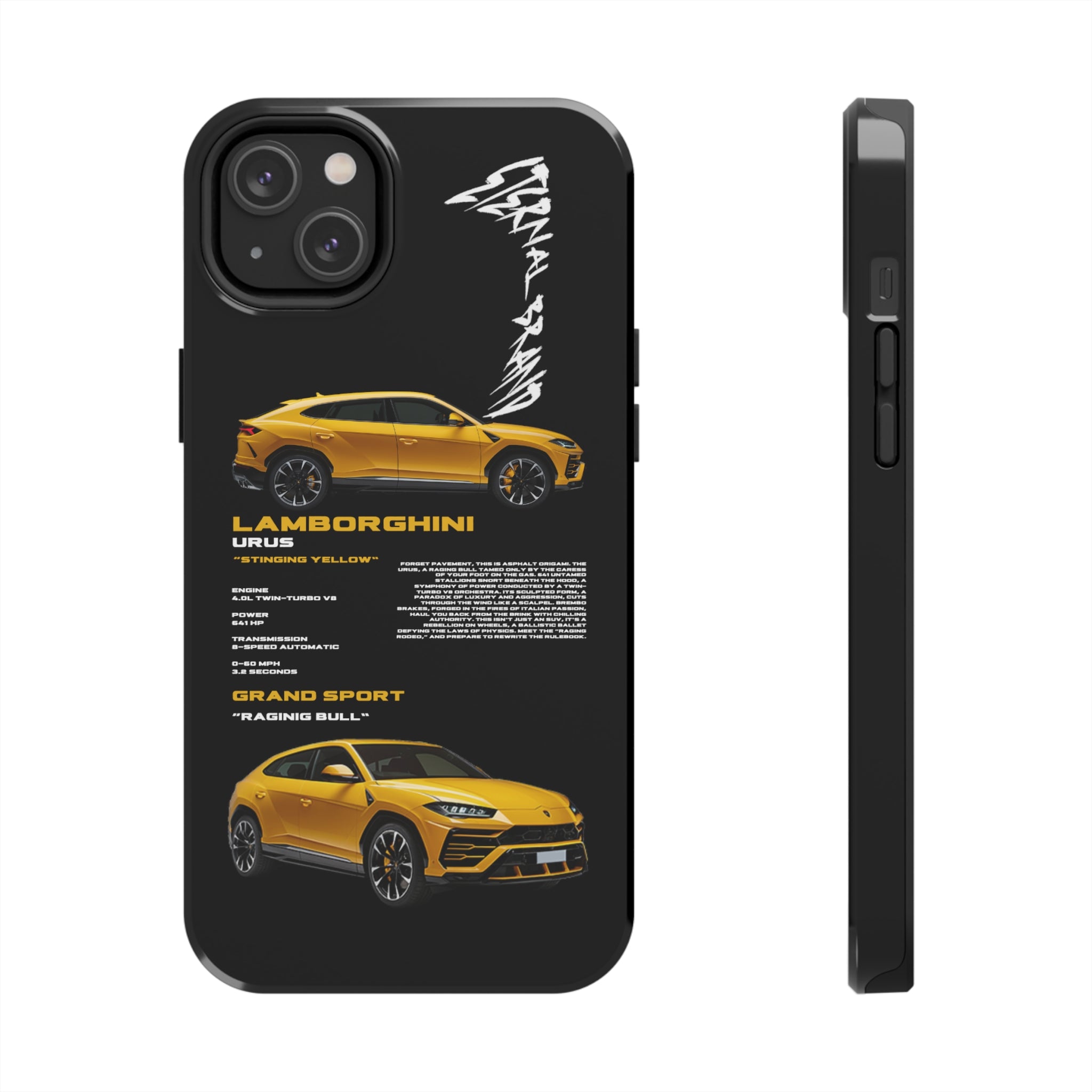 Lamborghini Urus "Raging Yellow" "Noir"