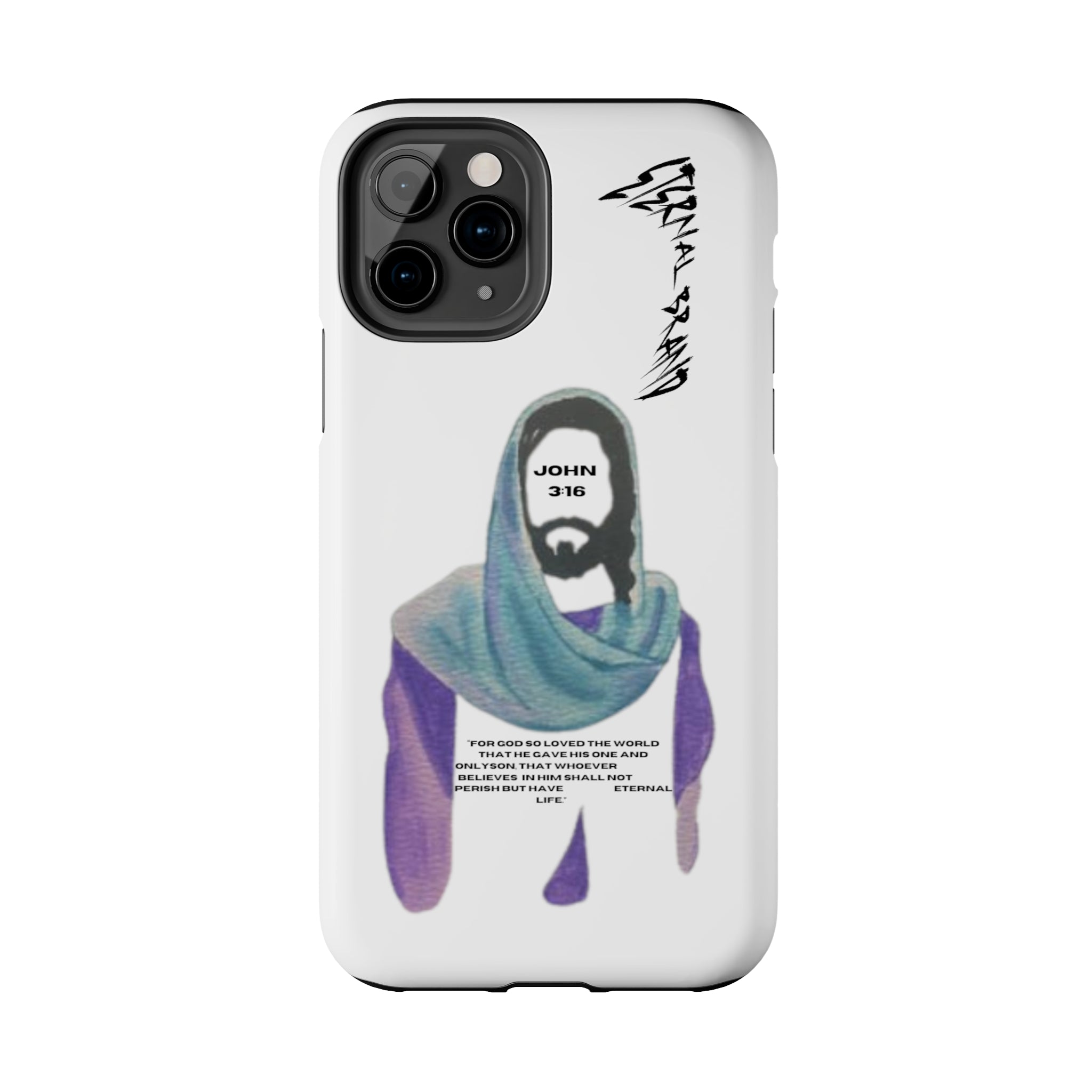 John 3:16 (Hard) Bible Phone Case