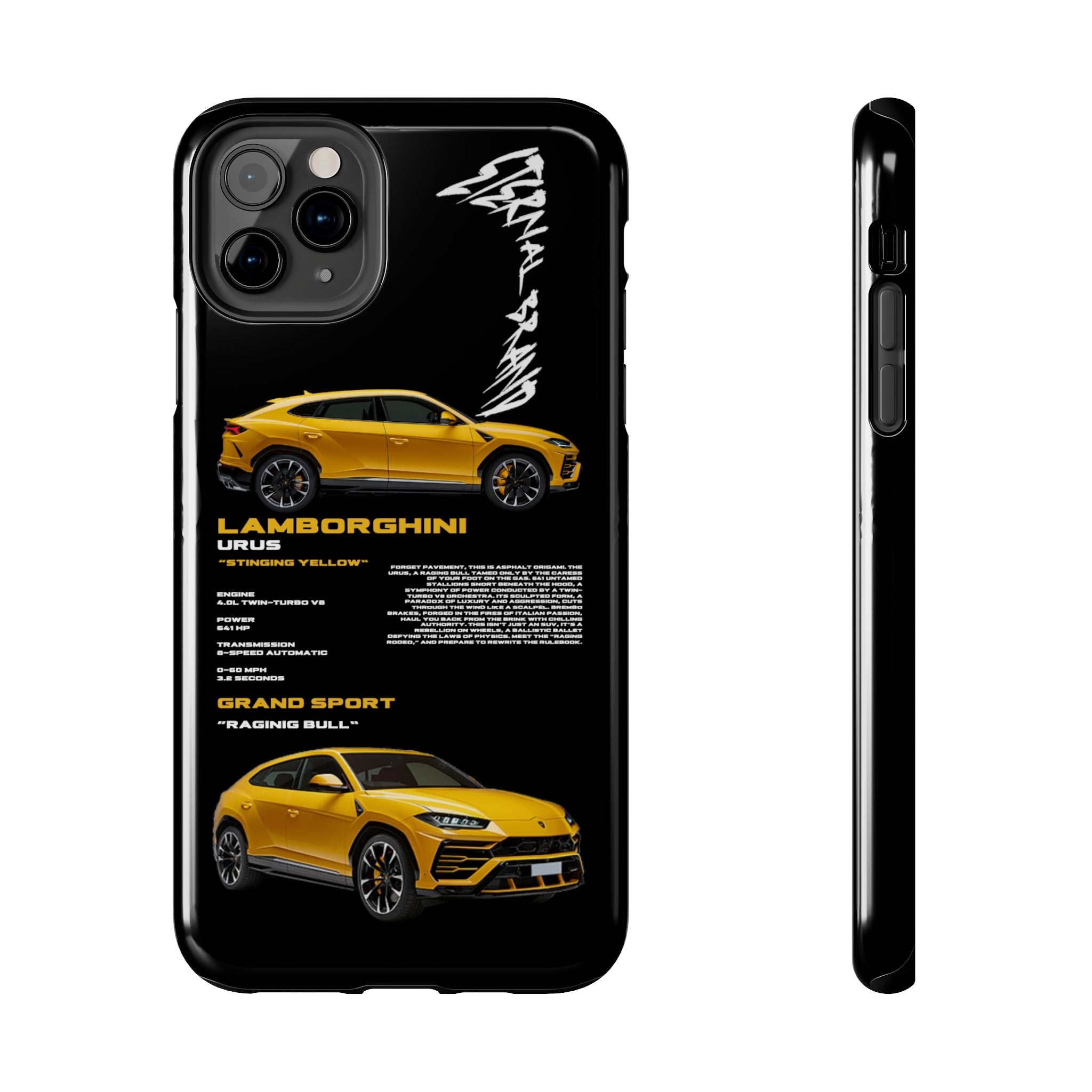Lamborghini Urus "Raging Yellow" "Noir"