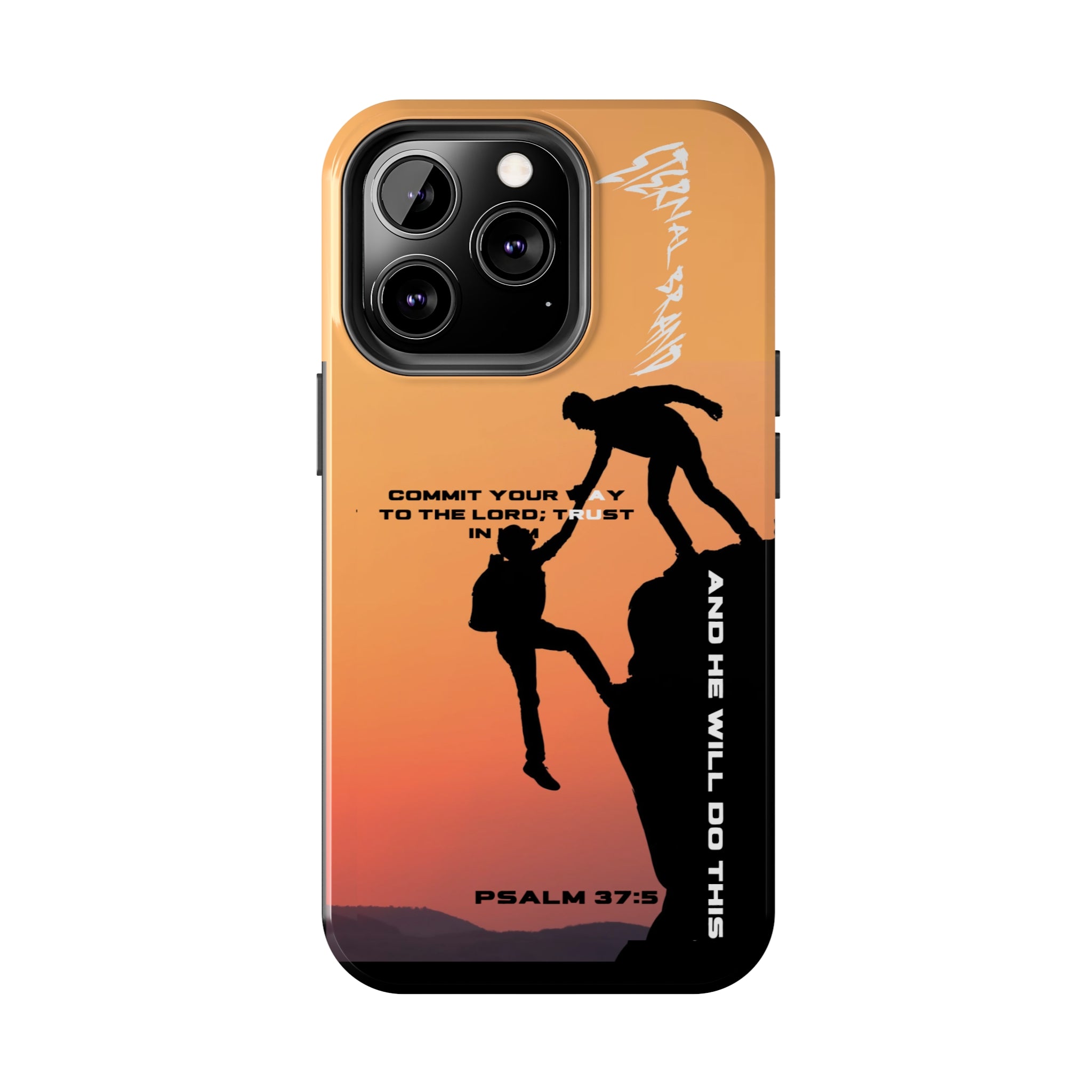 Psalms 27:5 (Hard) Bible Phone Case