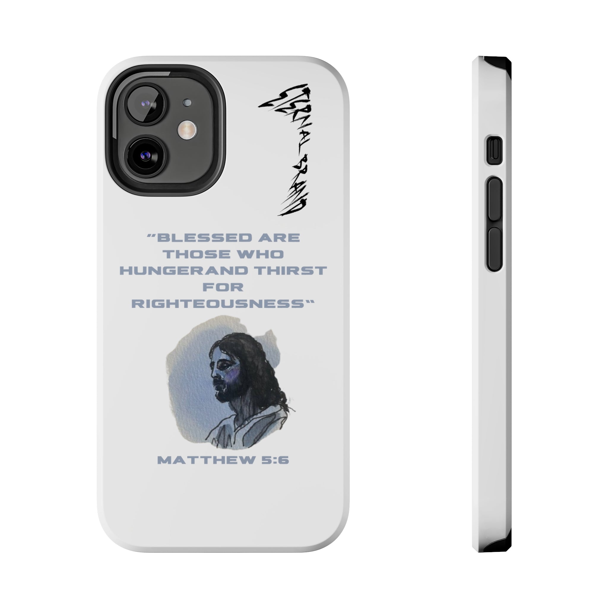 Matthew 5:6 (Hard) Bible Phone Case