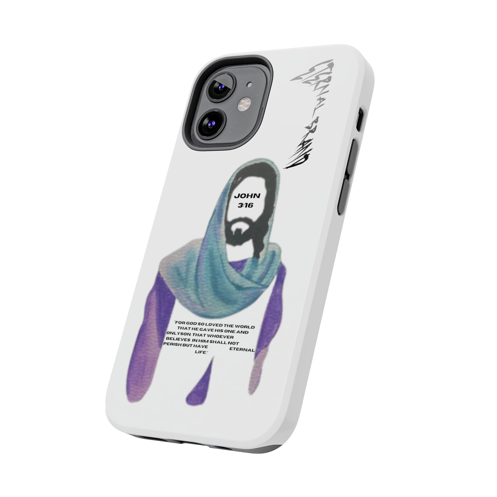 John 3:16 (Hard) Bible Phone Case