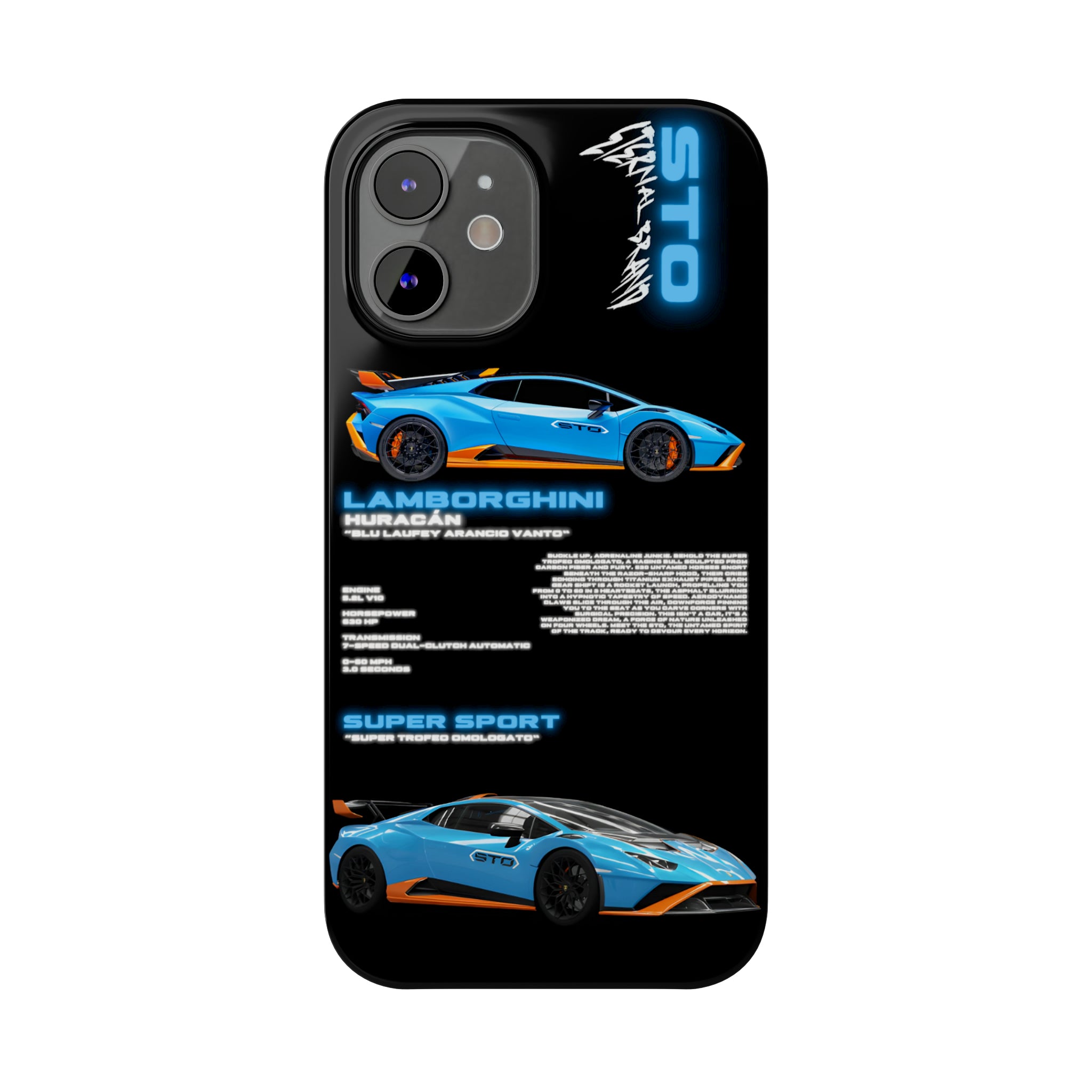 (Slim) Lamborghini Huracan STO "Sky Blue"