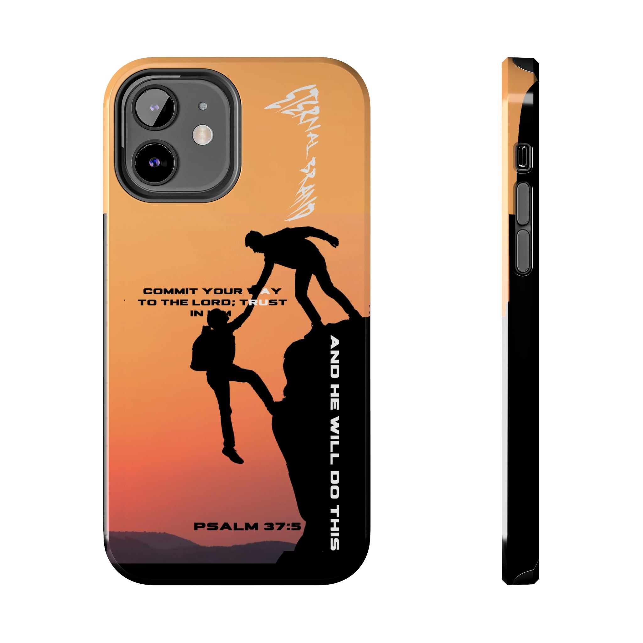 Psalms 27:5 (Hard) Bible Phone Case