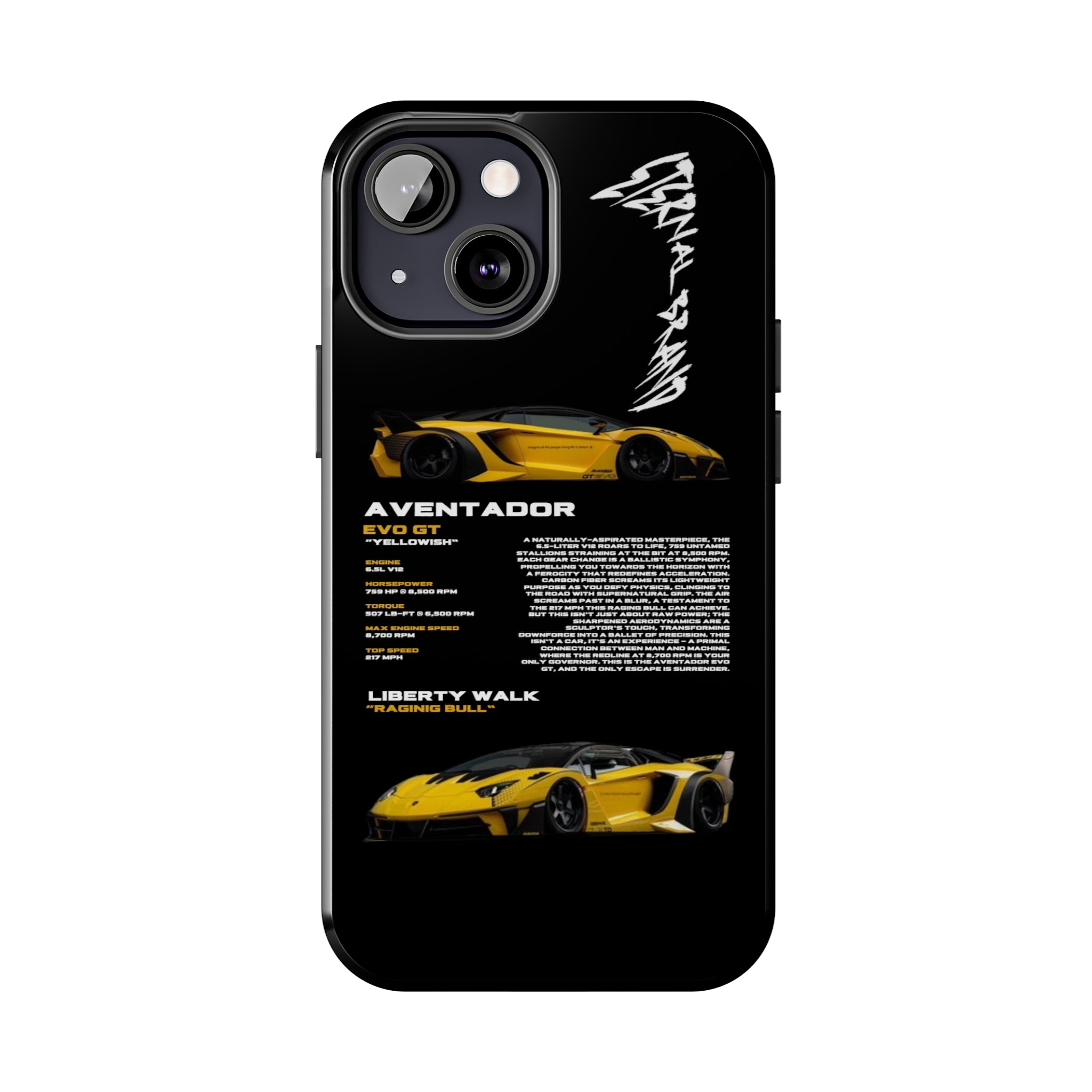 Aventador EVO GT "Yellowish" "Noir"