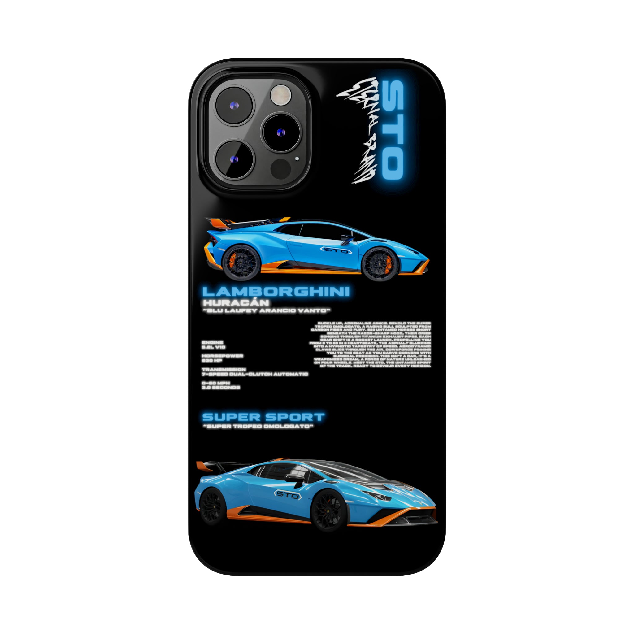 (Slim) Lamborghini Huracan STO "Sky Blue"