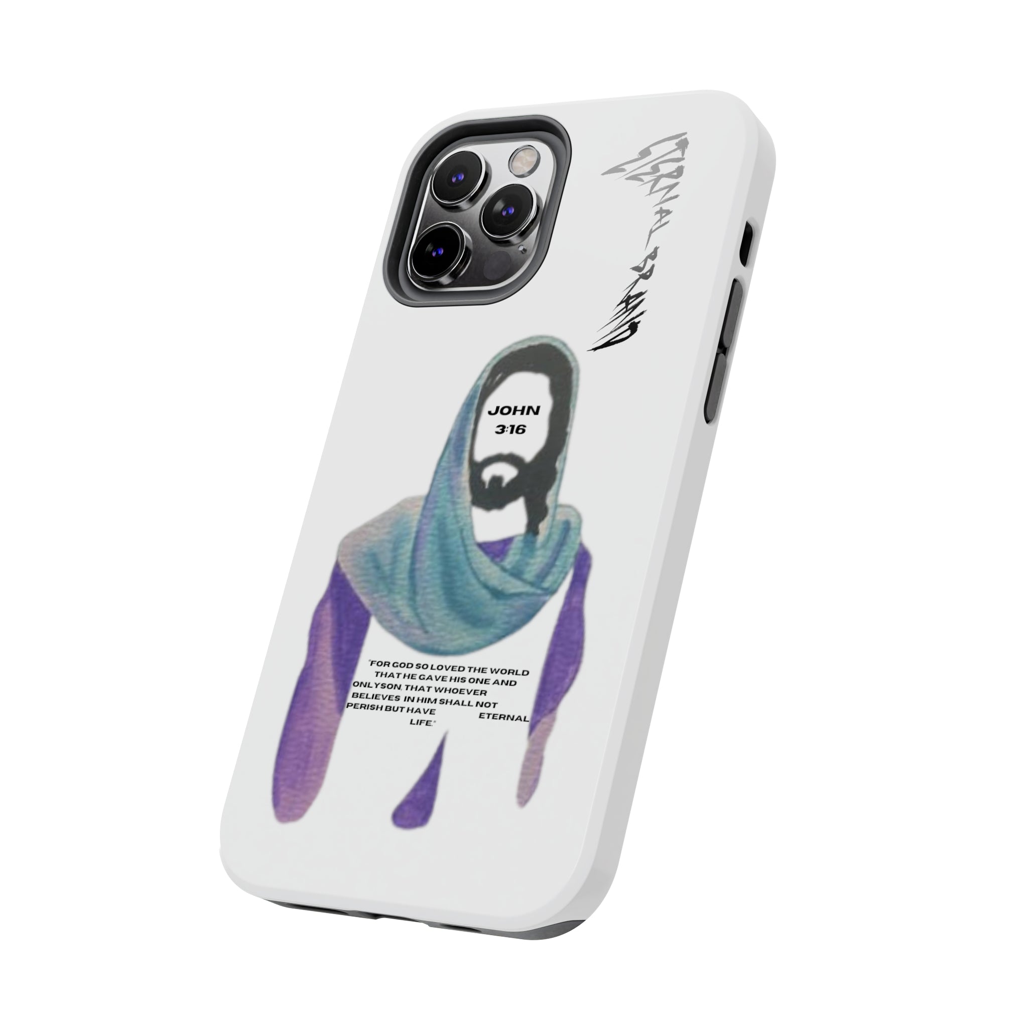 John 3:16 (Hard) Bible Phone Case