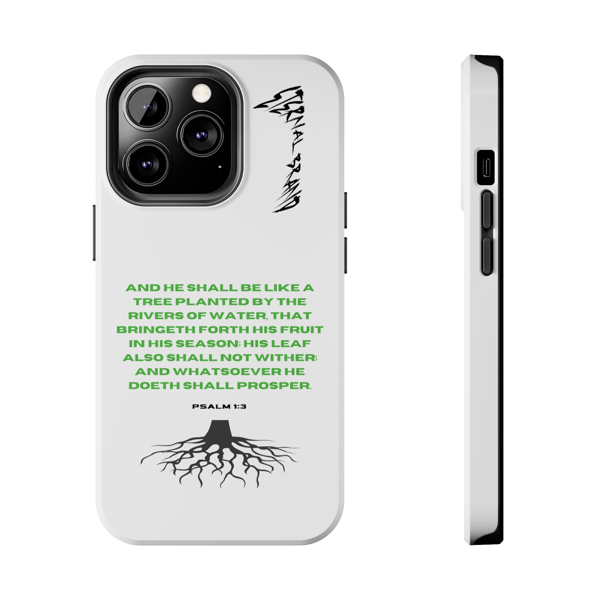 Psalm 1:3 (Hard) Bible Phone Case