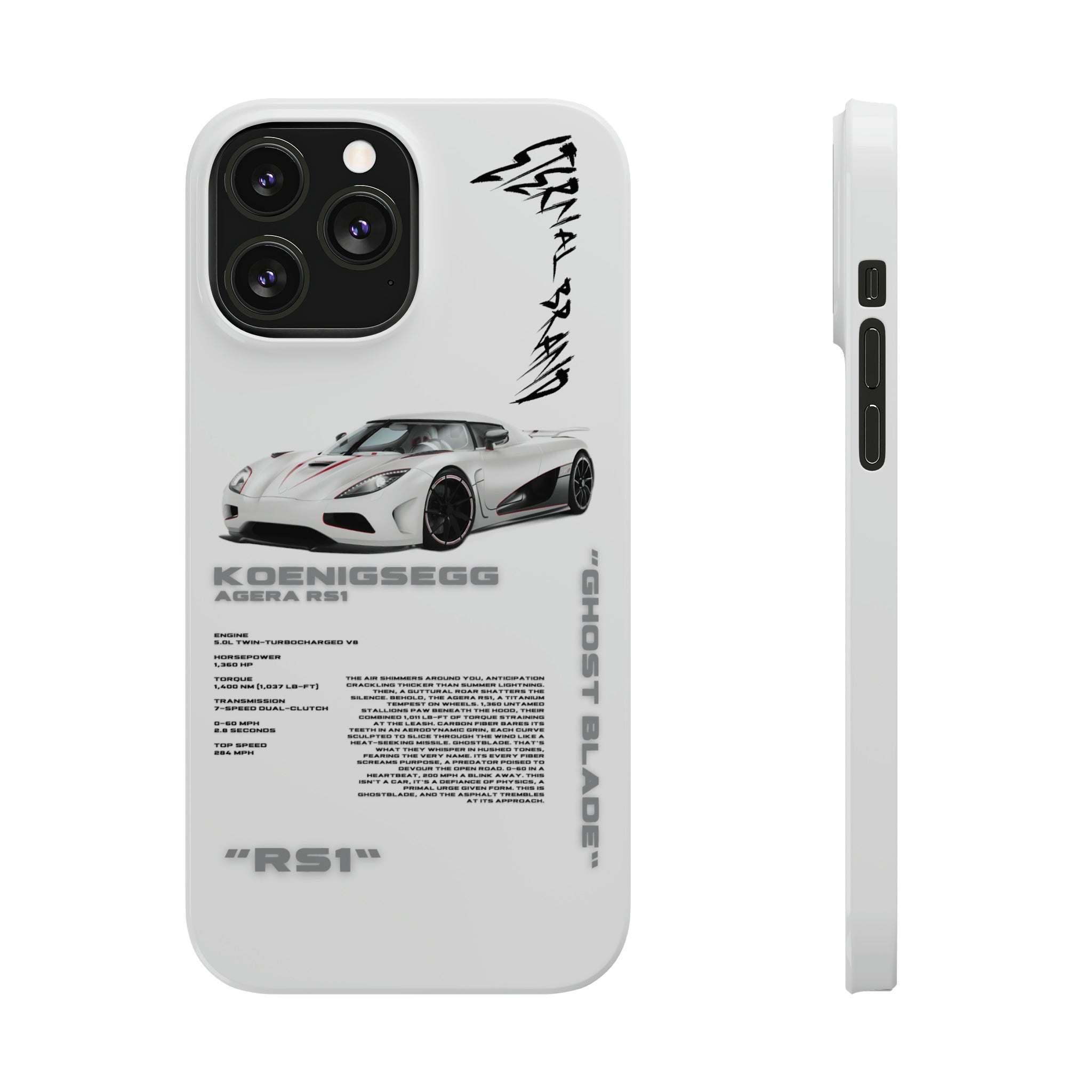 (Slim) Koenigsegg Agera RS1 "Ghost Blade"