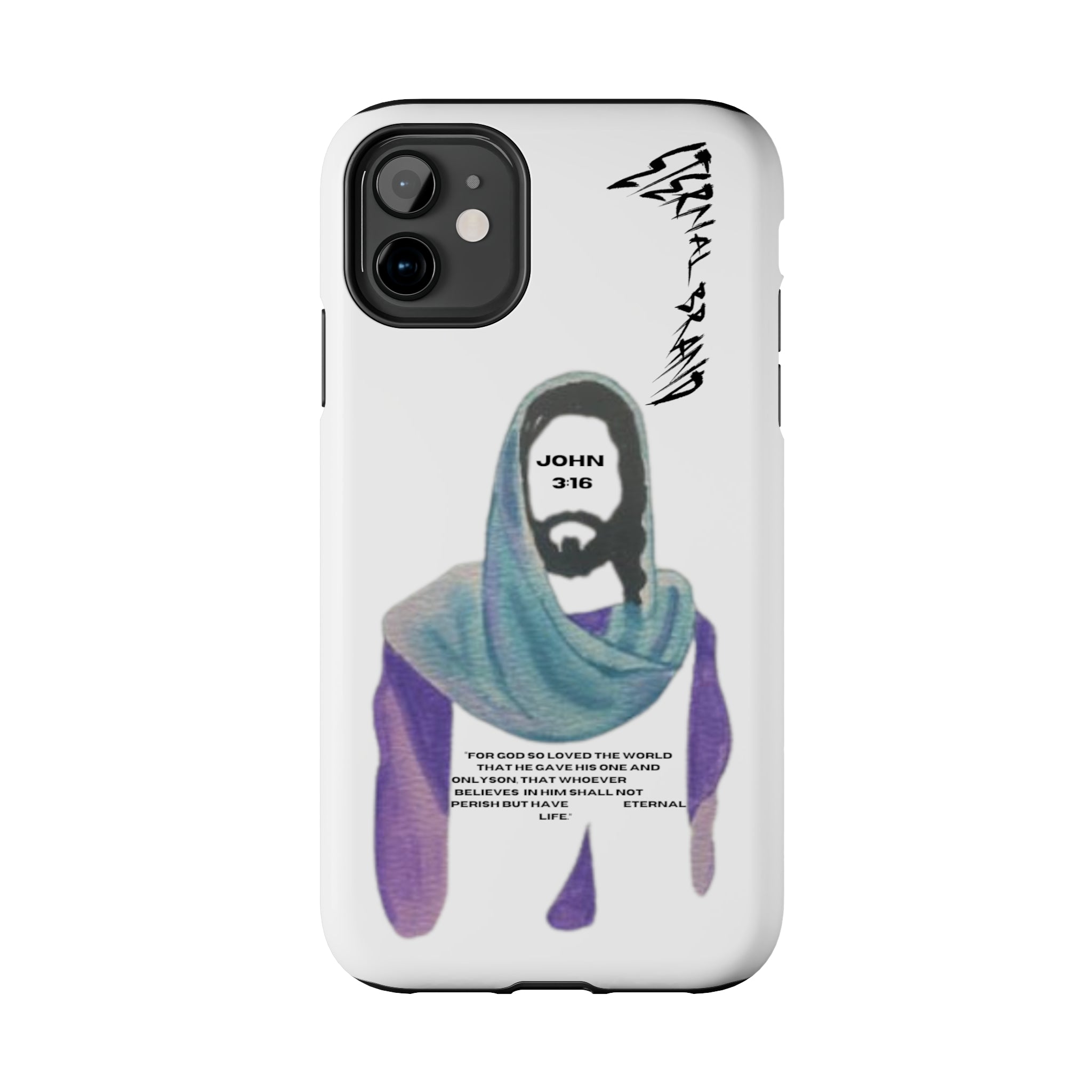 John 3:16 (Hard) Bible Phone Case