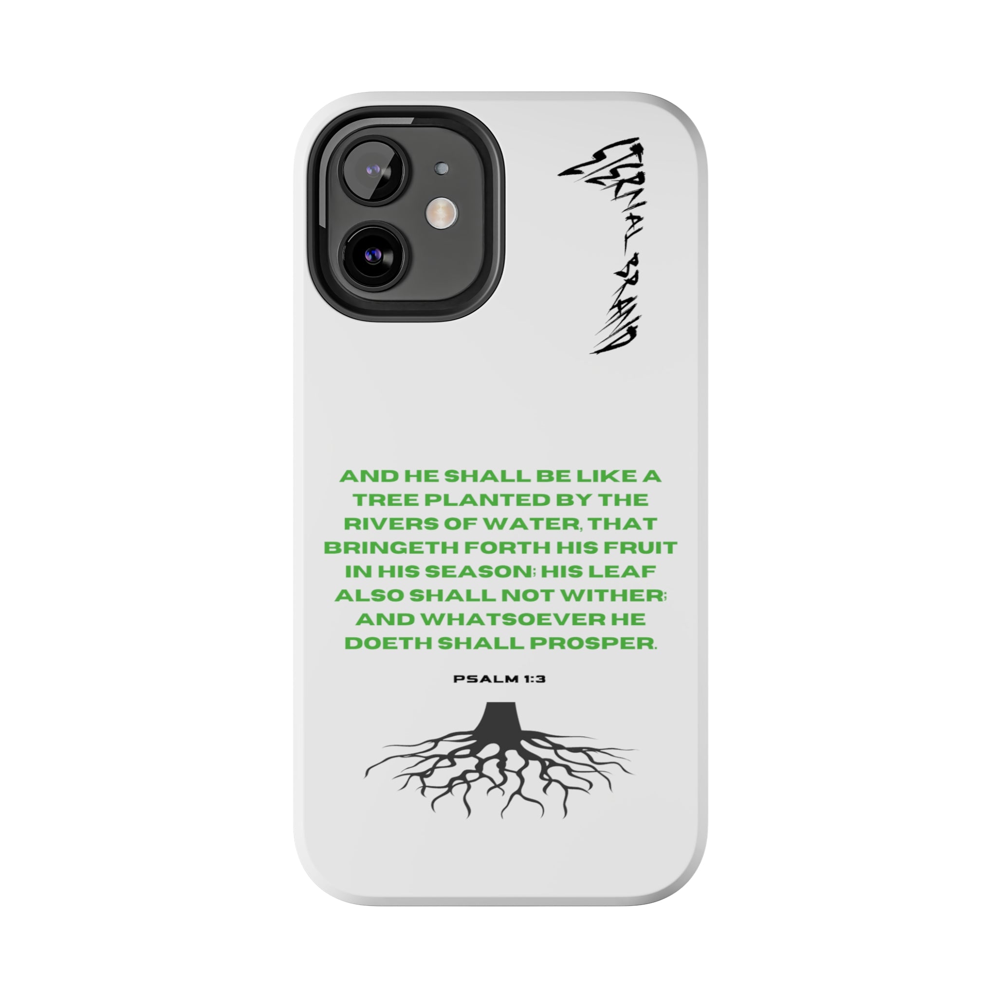 Psalm 1:3 (Hard) Bible Phone Case