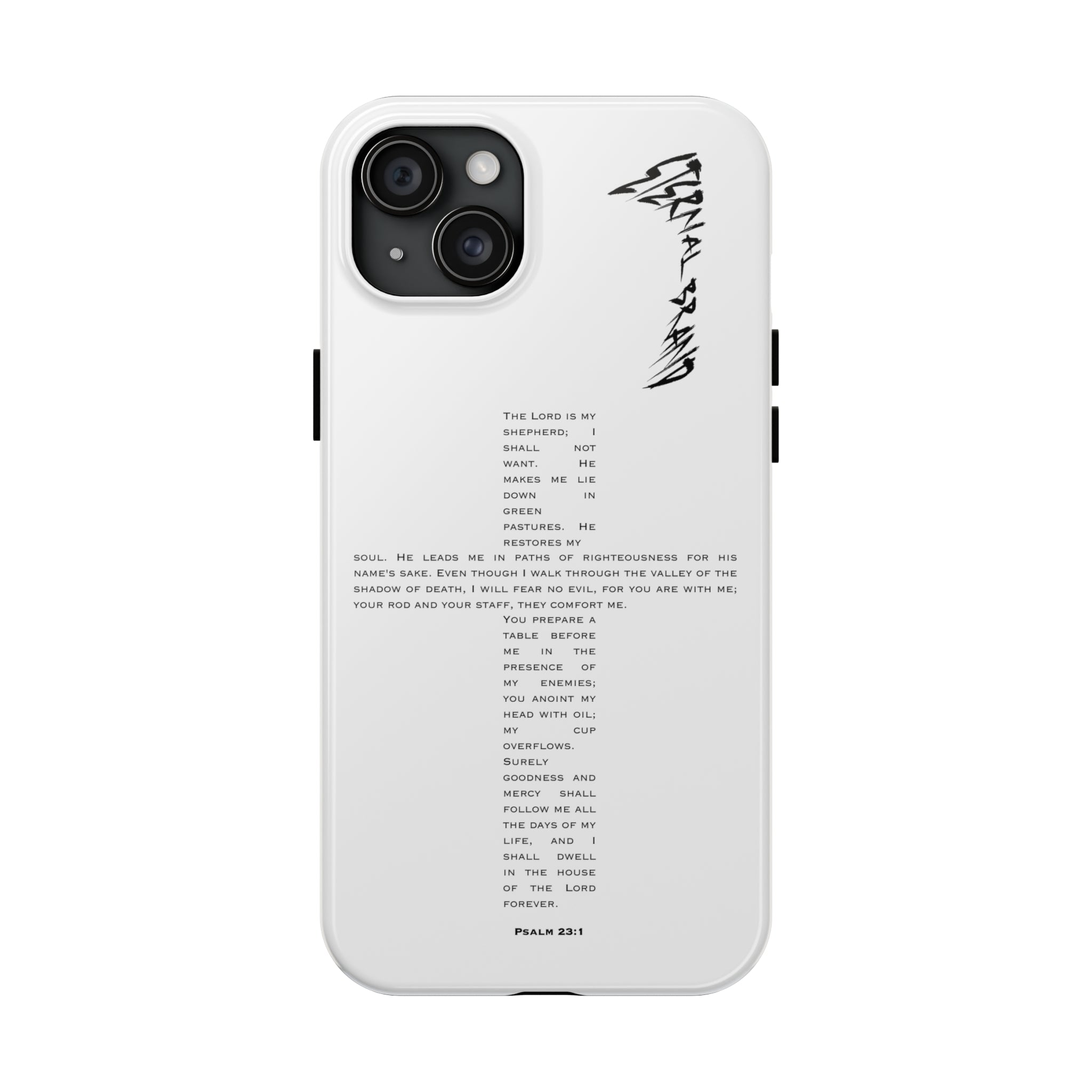 Psalm 23:1 (Hard) Bible Phone Case