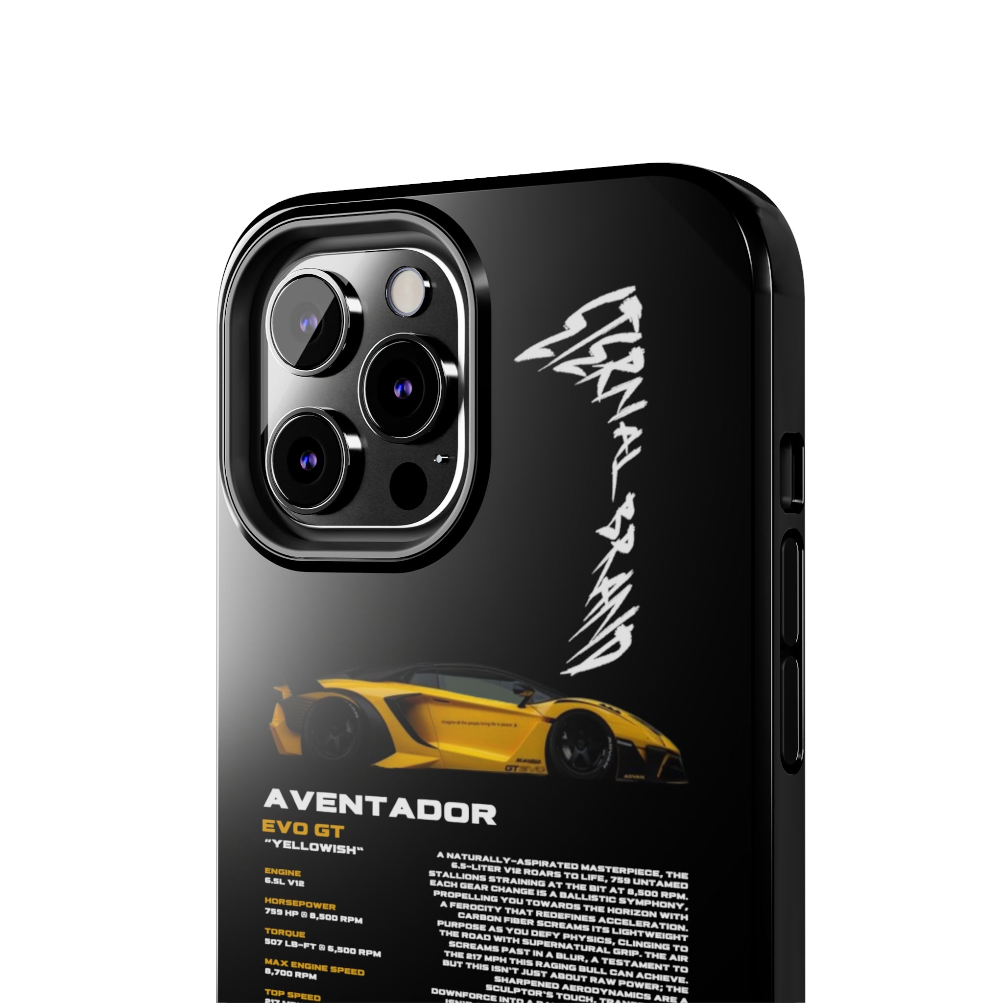 Aventador EVO GT "Yellowish" "Noir"