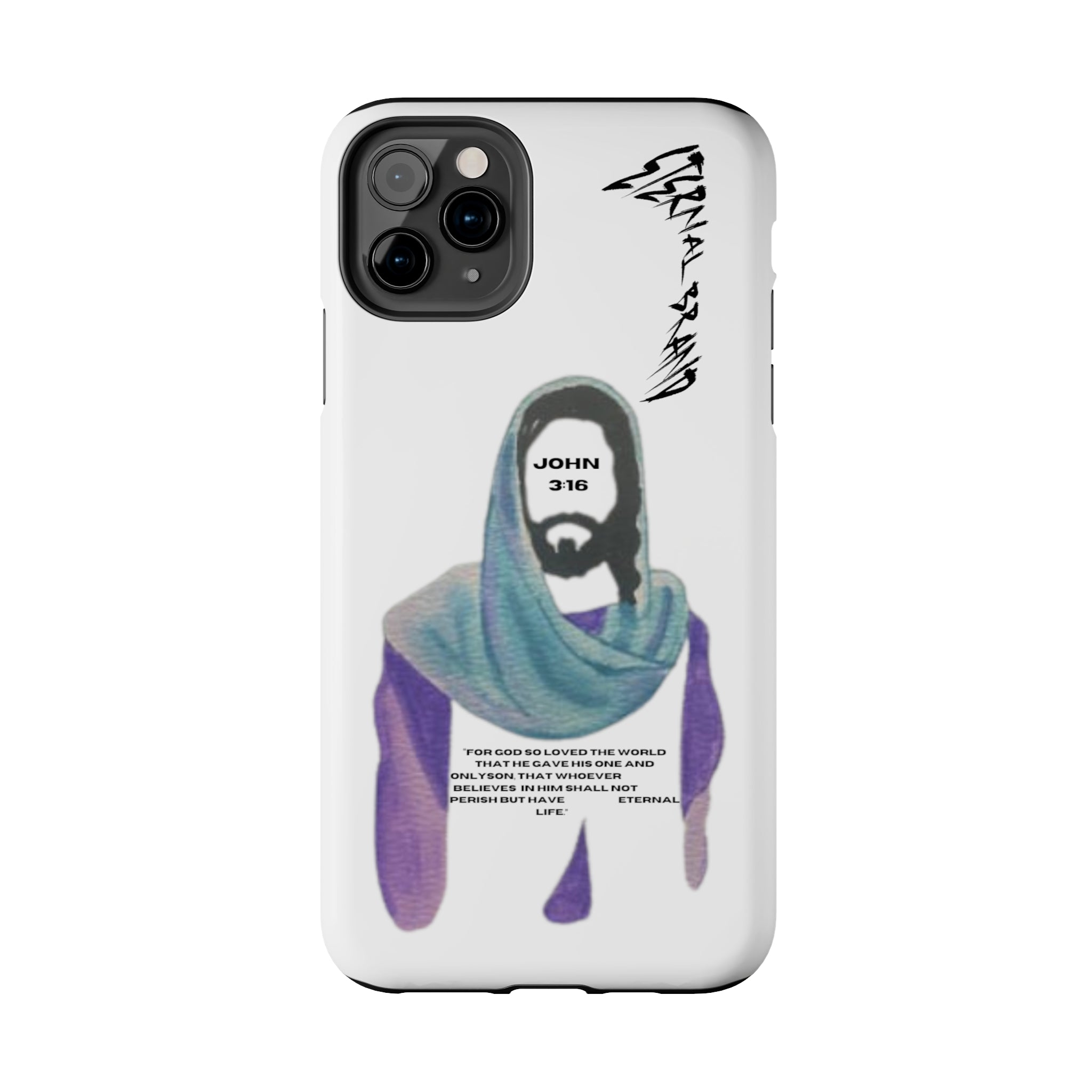 John 3:16 (Hard) Bible Phone Case