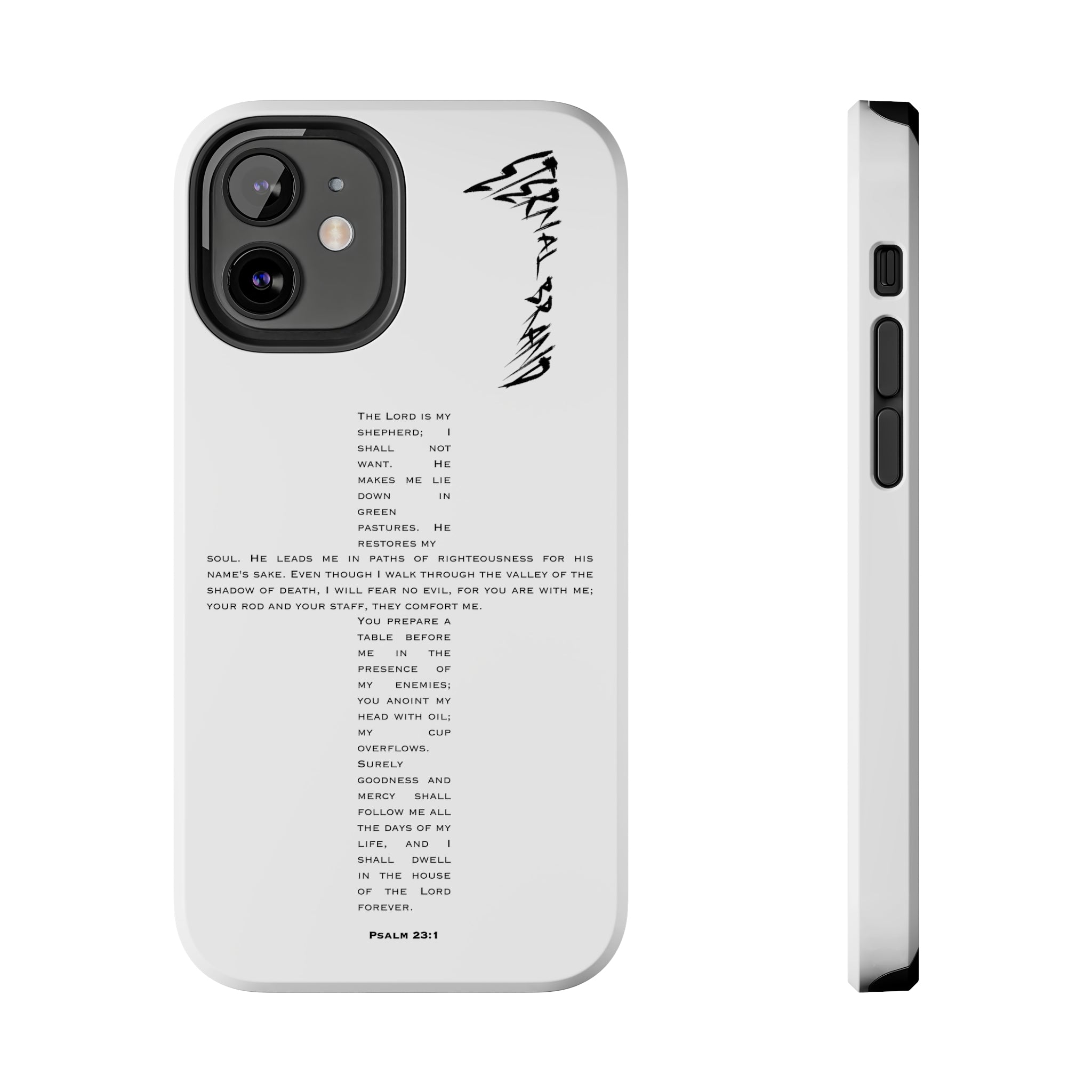 Psalm 23:1 (Hard) Bible Phone Case