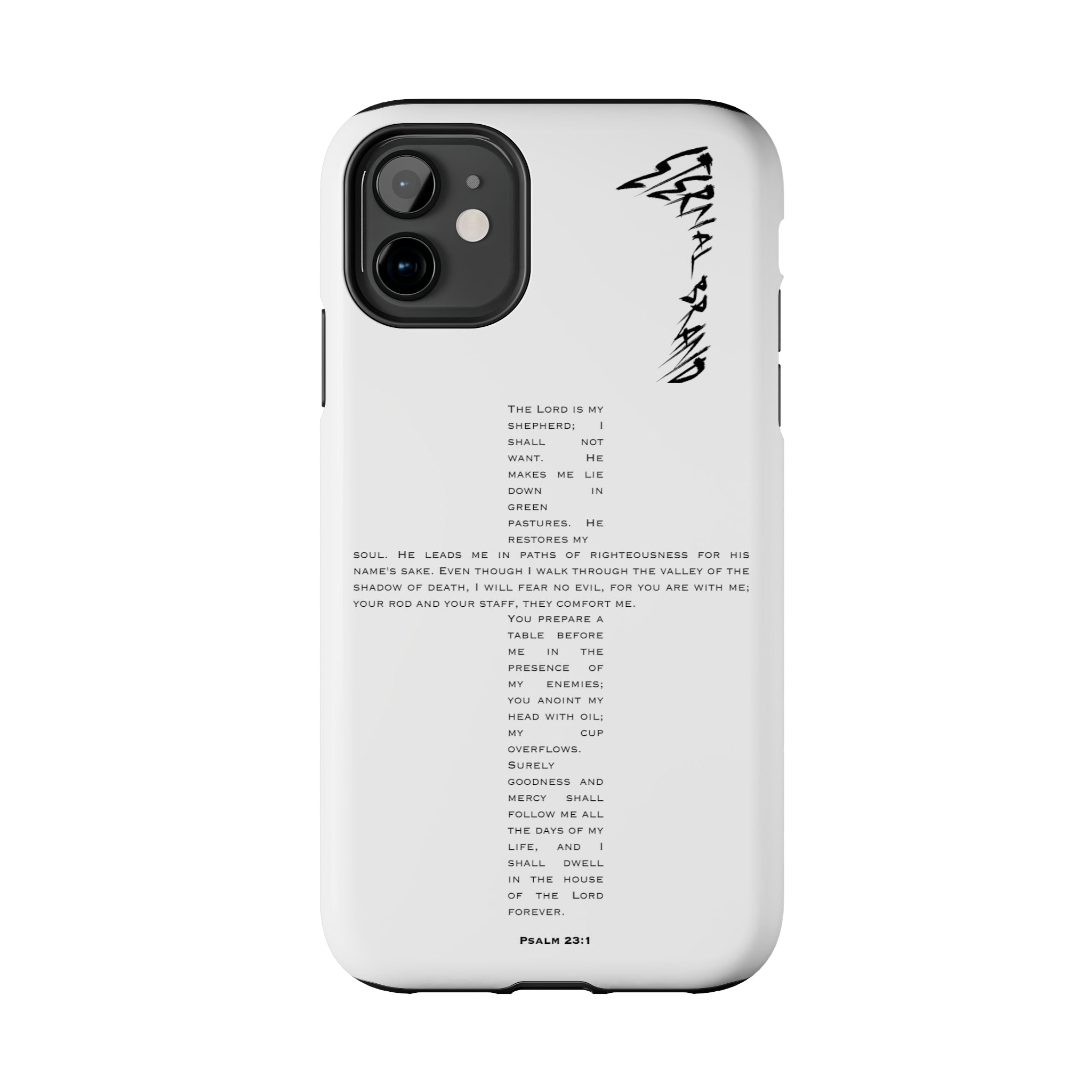 Psalm 23:1 (Hard) Bible Phone Case