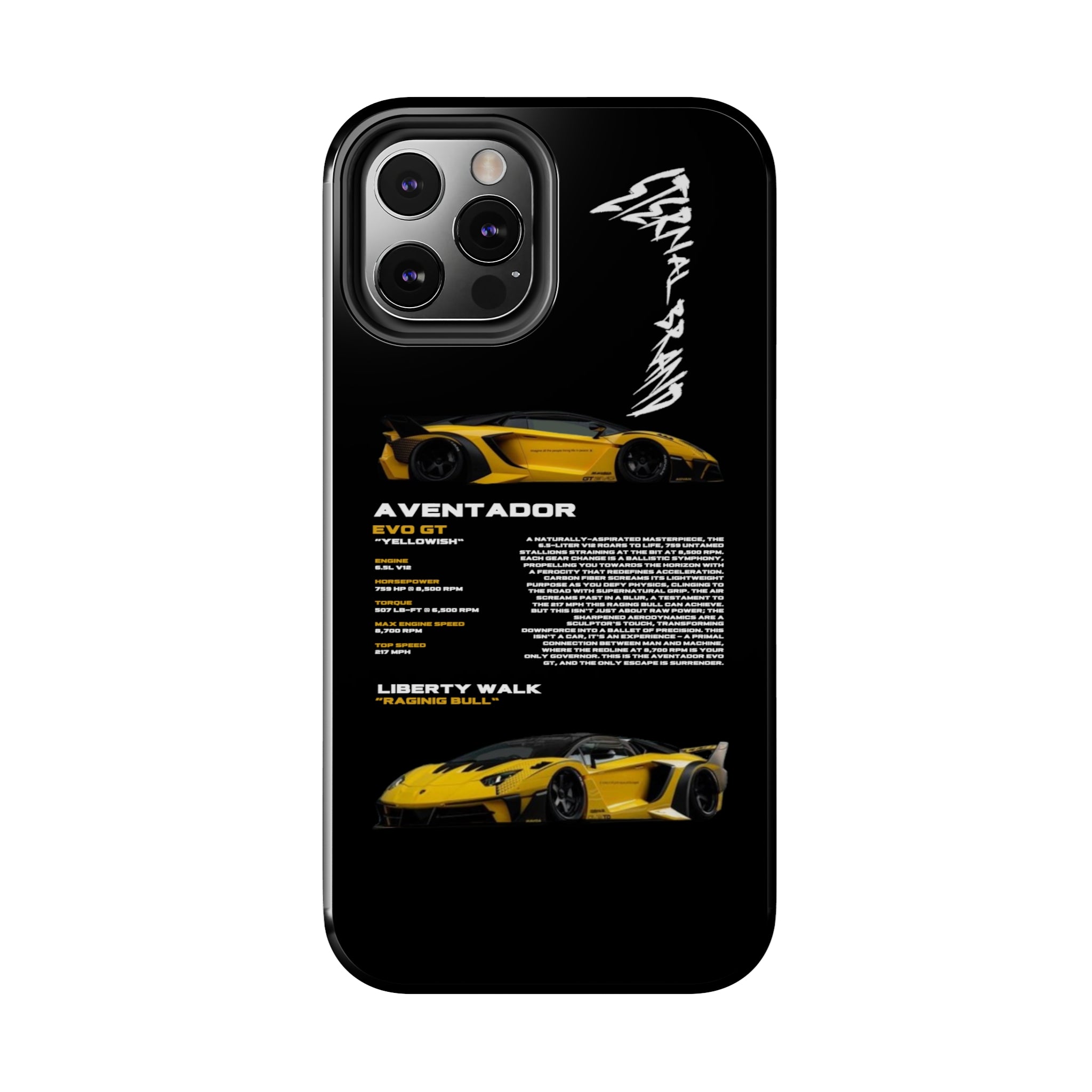 Aventador EVO GT "Yellowish" "Noir"