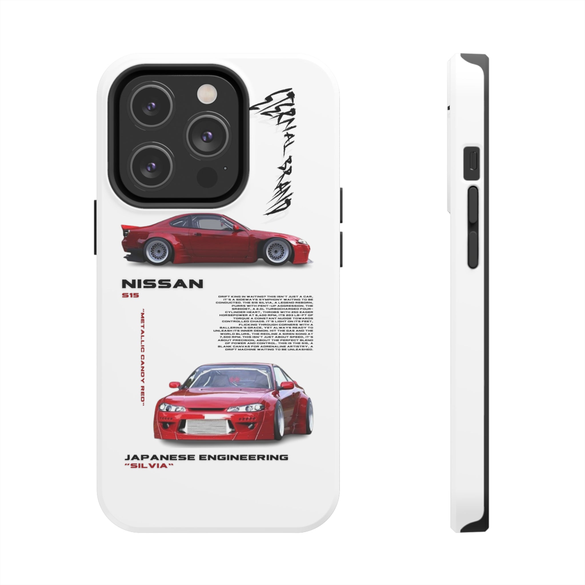 Nissan s15 Silvia "Candy Red" "White"