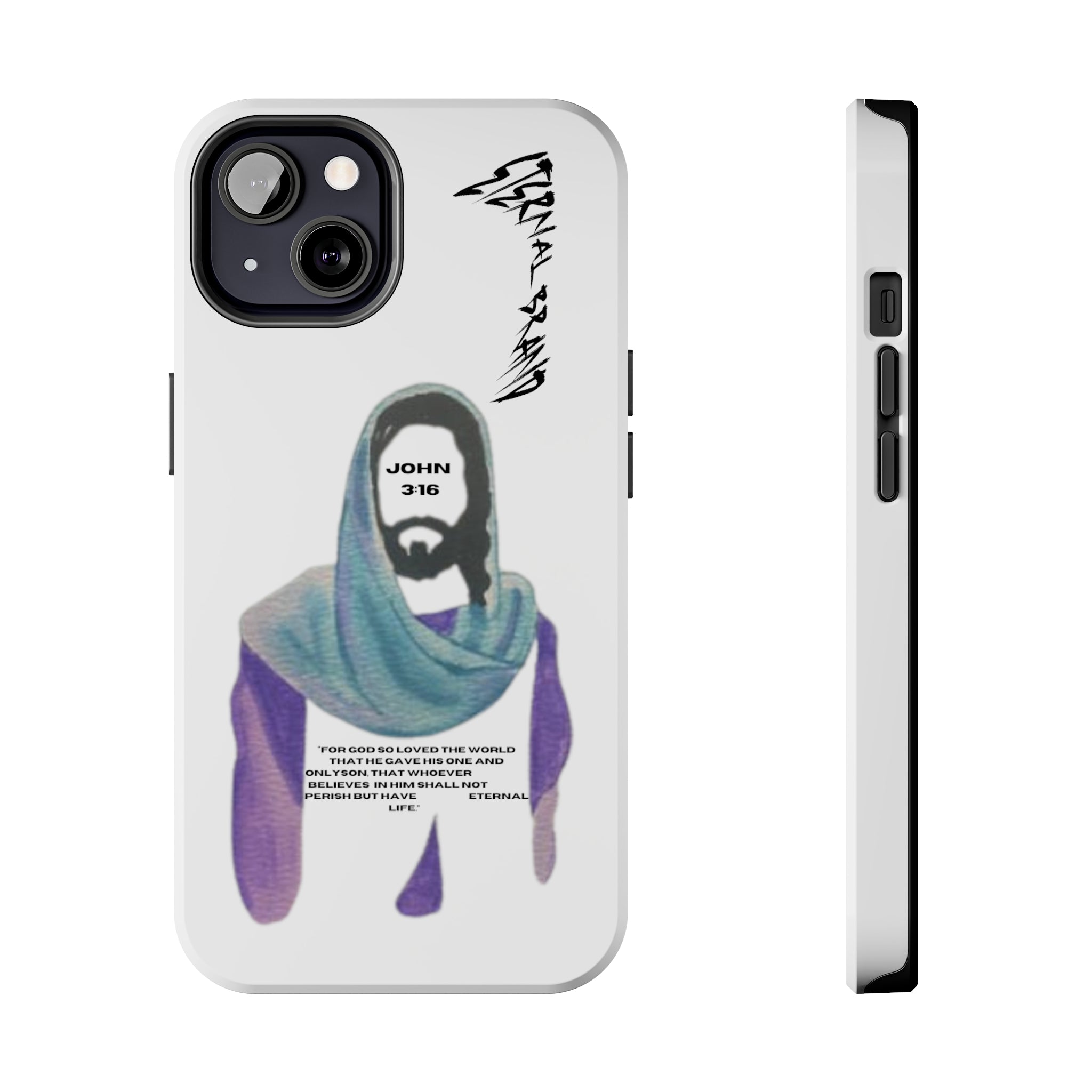 John 3:16 (Hard) Bible Phone Case