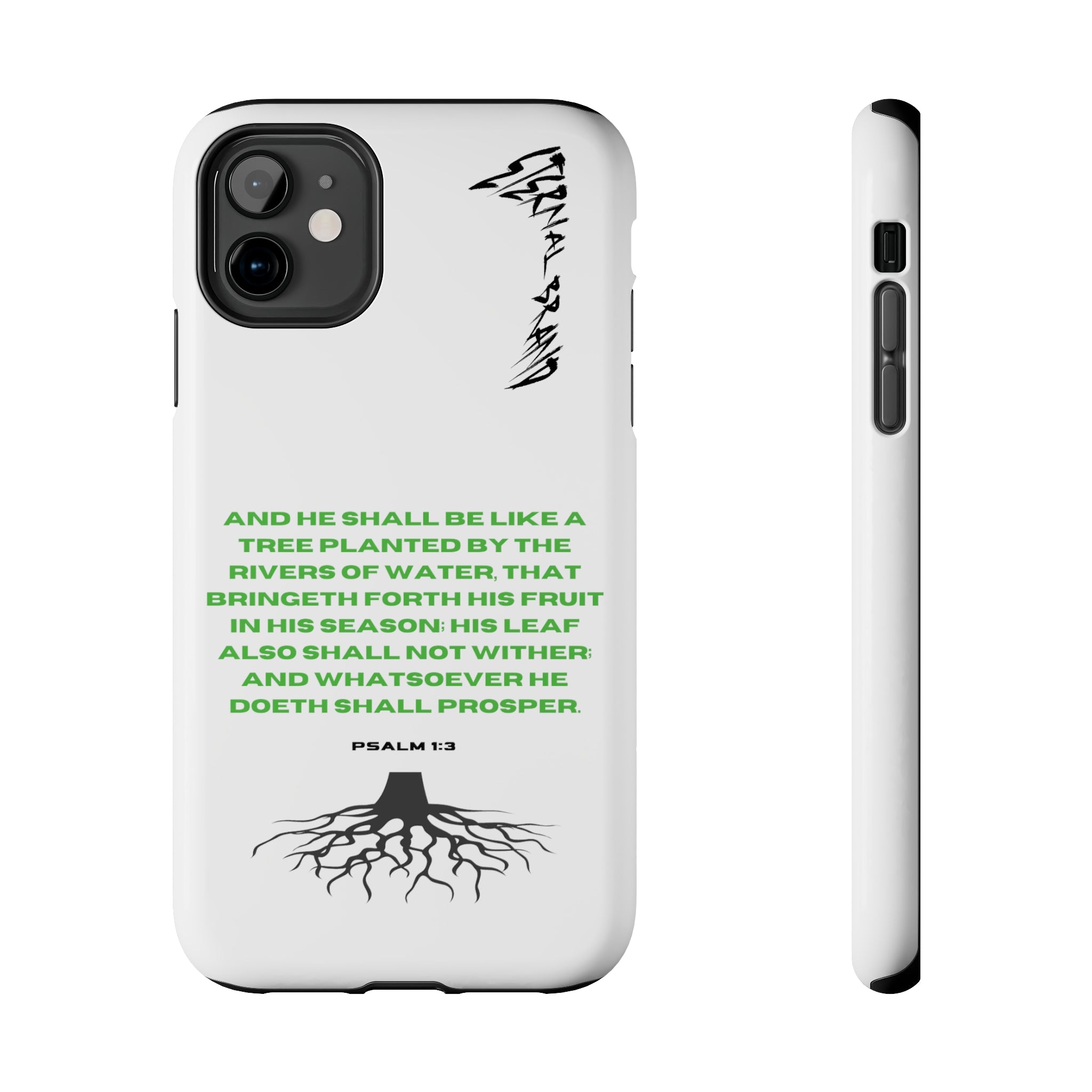 Psalm 1:3 (Hard) Bible Phone Case