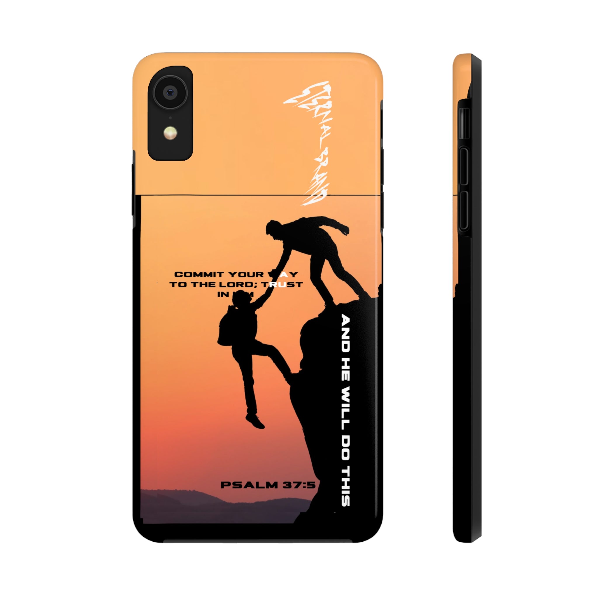 Psalms 27:5 (Hard) Bible Phone Case