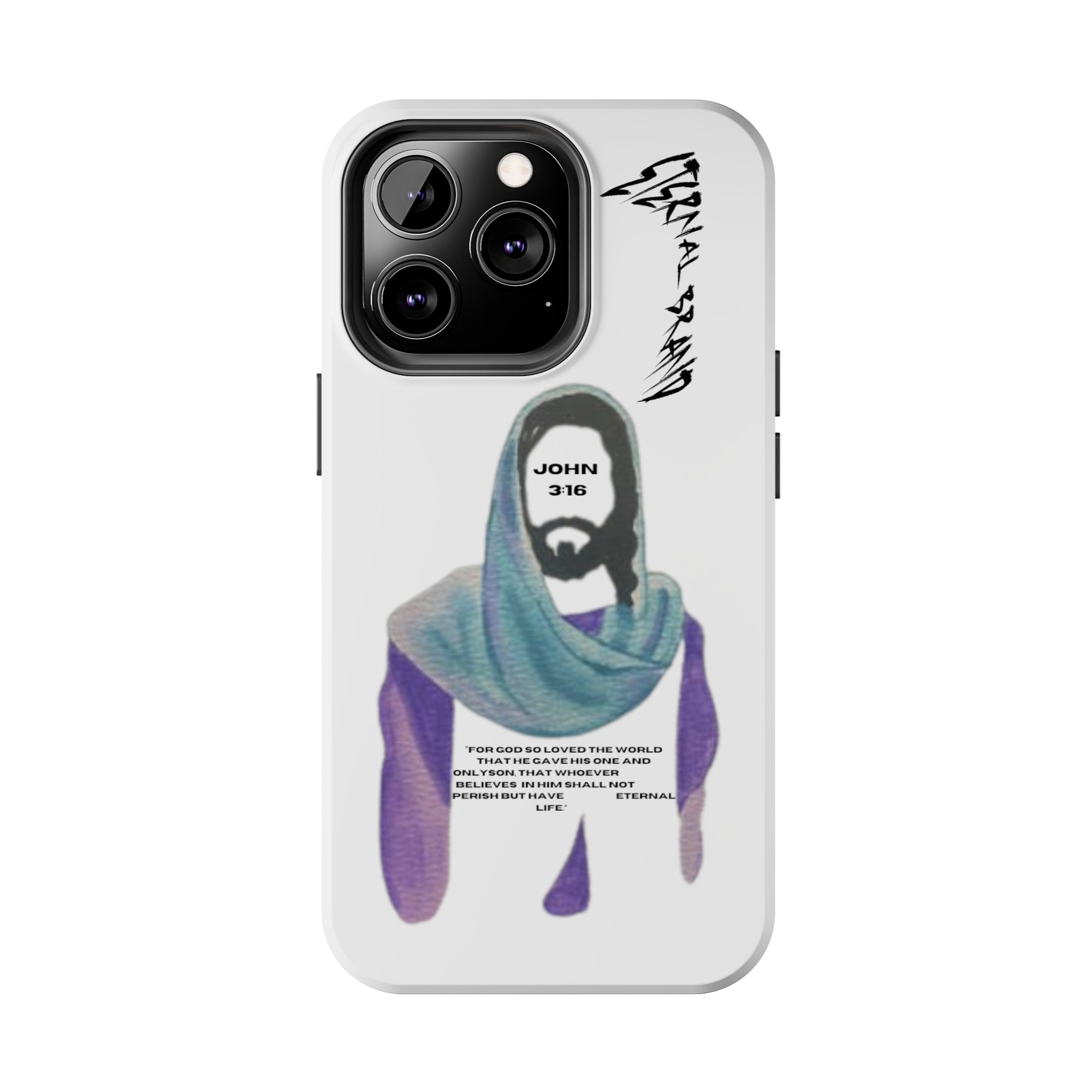 John 3:16 (Hard) Bible Phone Case