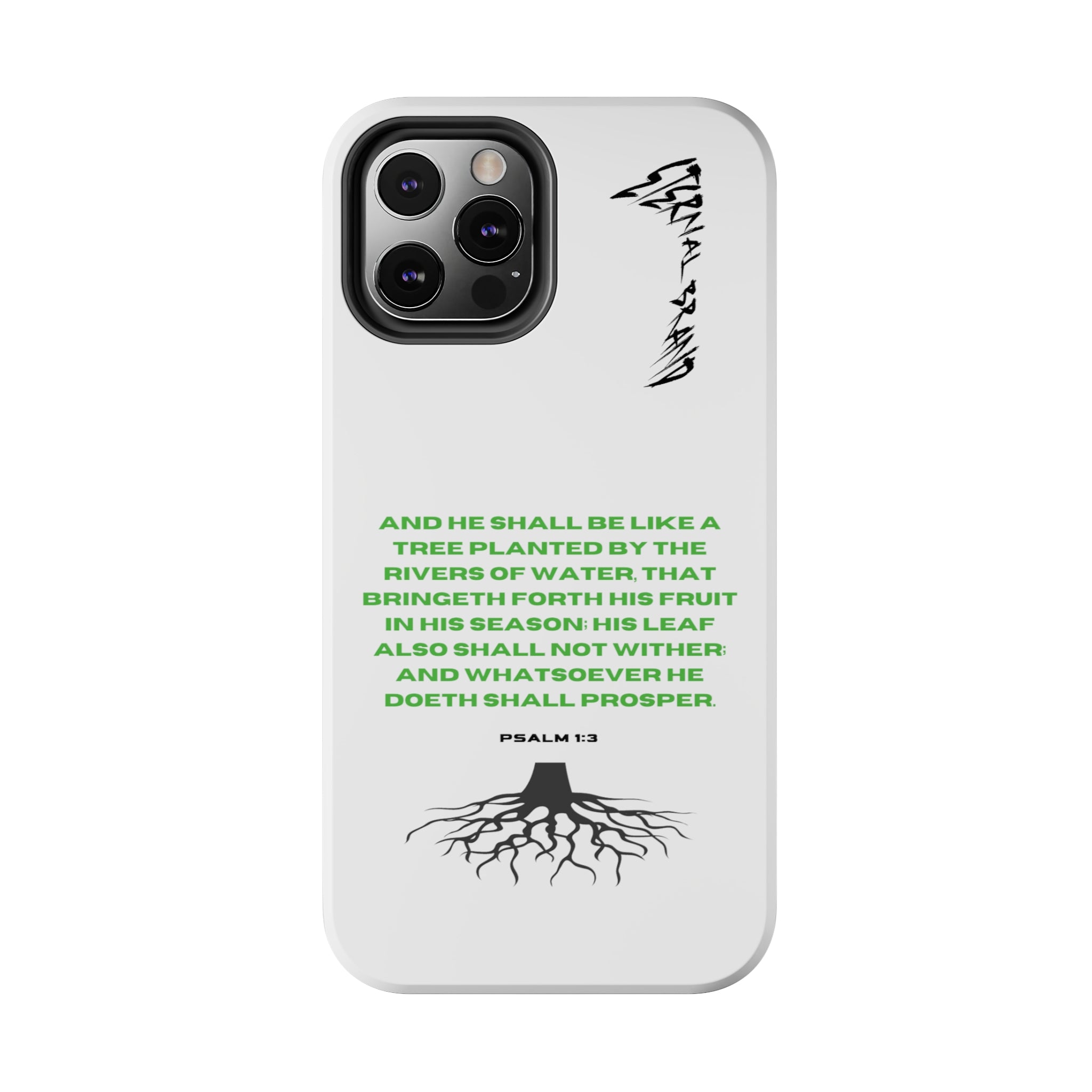 Psalm 1:3 (Hard) Bible Phone Case