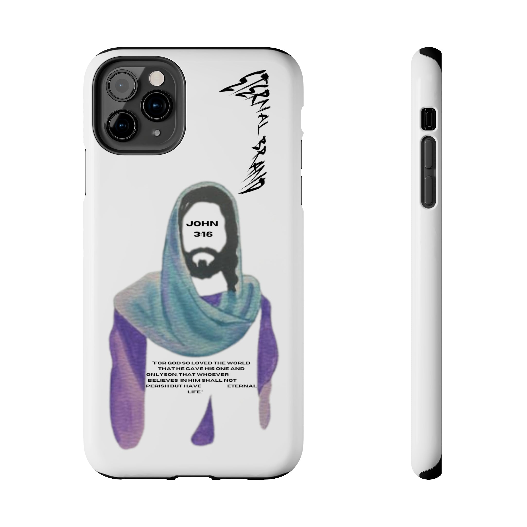 John 3:16 (Hard) Bible Phone Case