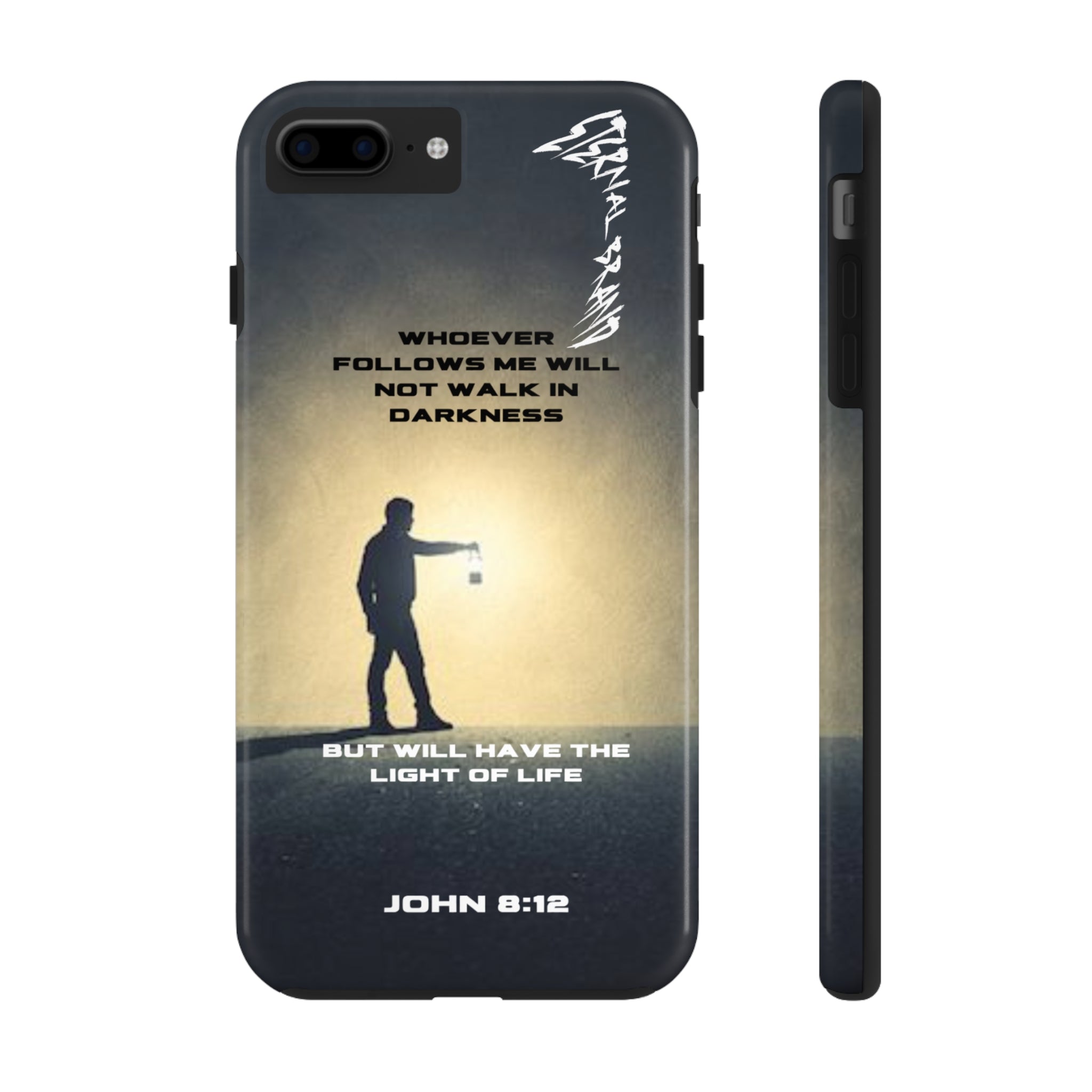 John 8:12 (Hard) Bible Phone Case