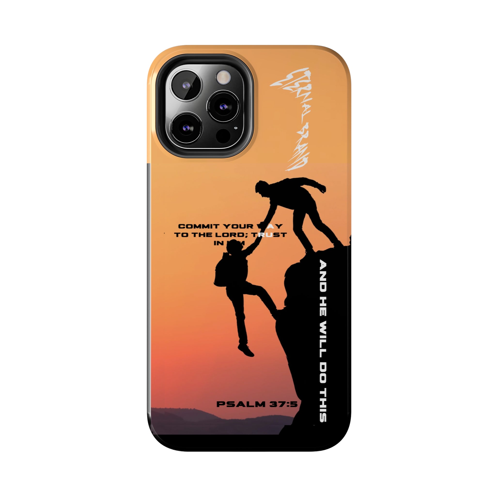 Psalms 27:5 (Hard) Bible Phone Case