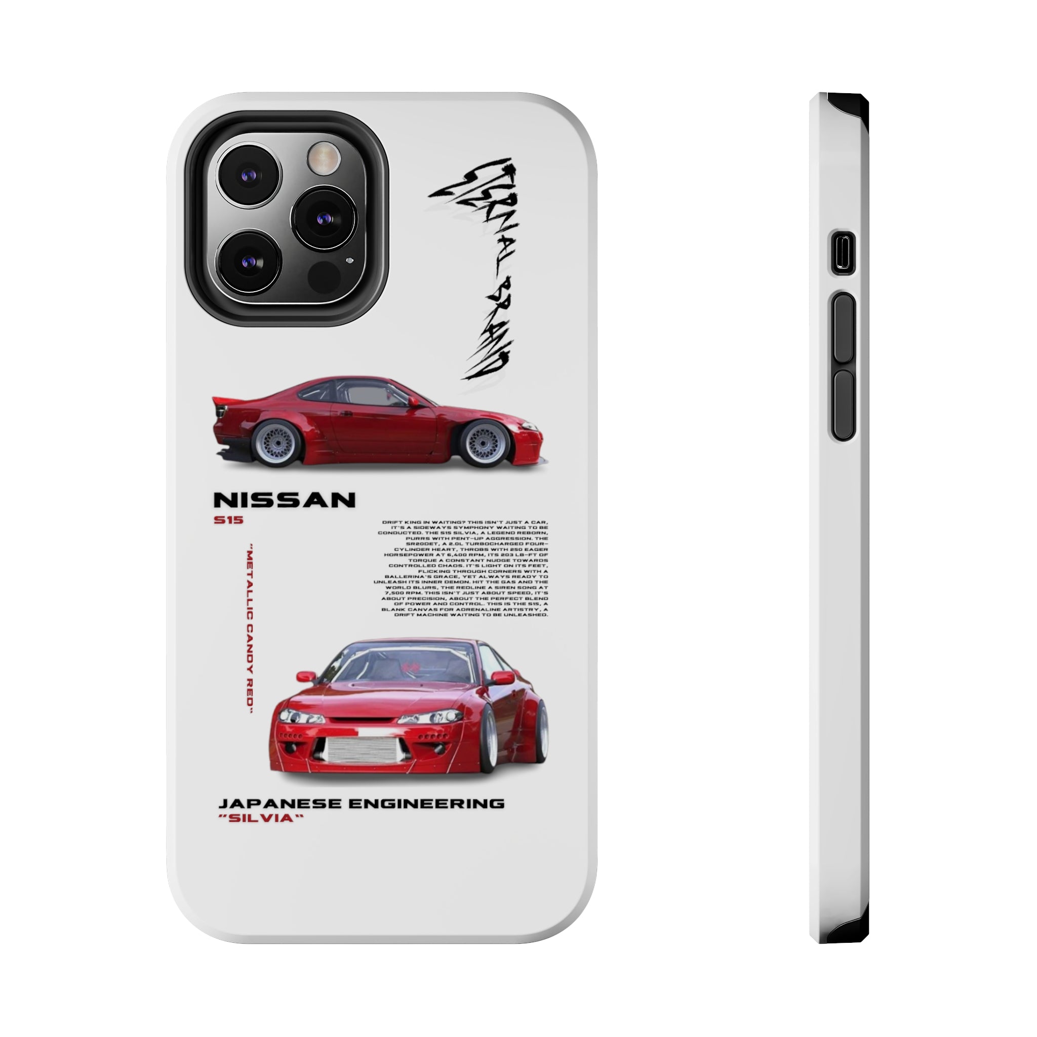 Nissan s15 Silvia "Candy Red" "White"