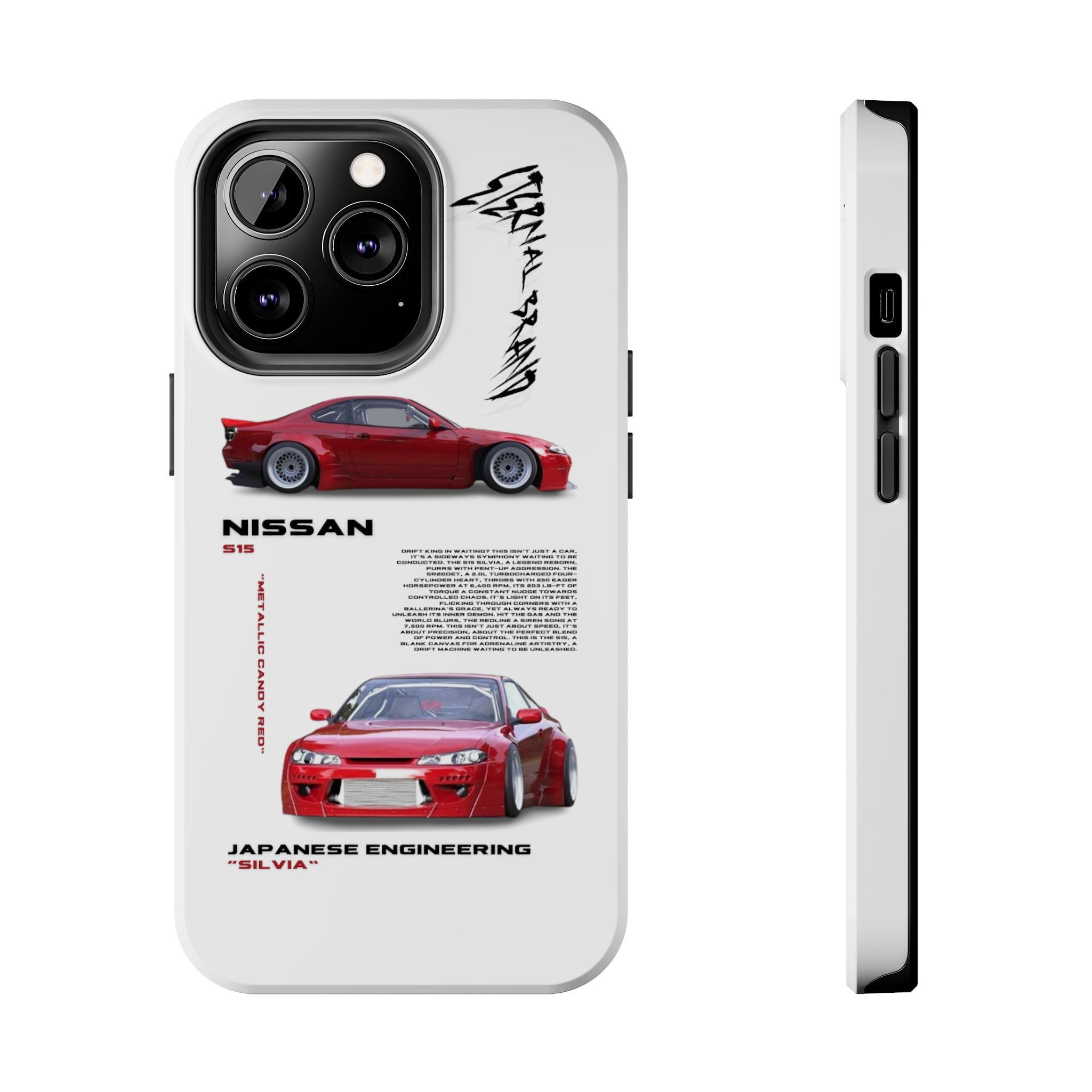 Nissan s15 Silvia "Candy Red" "White"