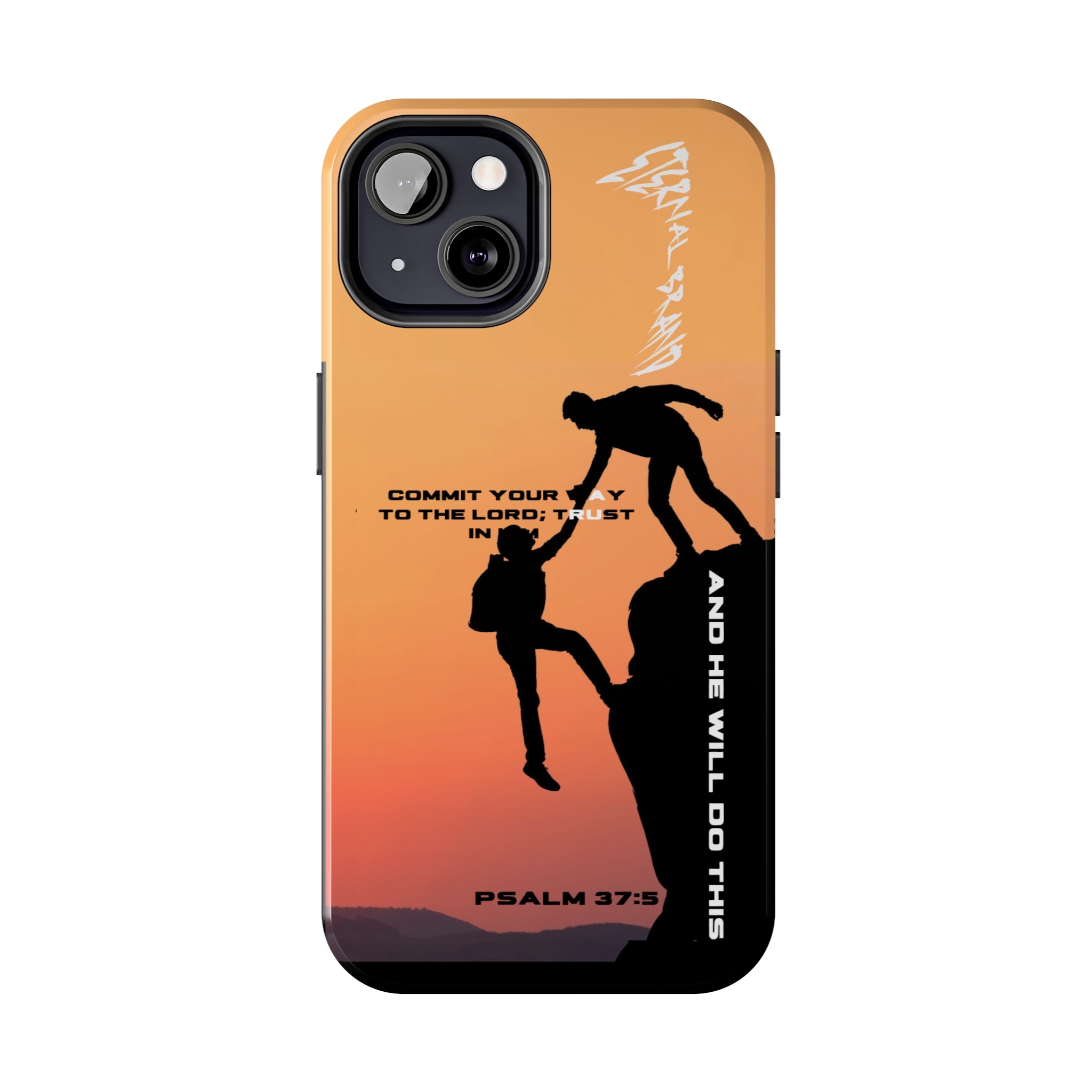 Psalms 27:5 (Hard) Bible Phone Case