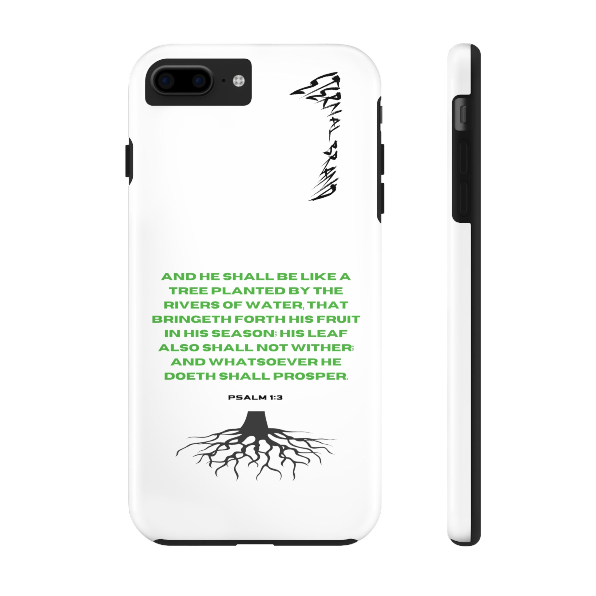 Psalm 1:3 (Hard) Bible Phone Case