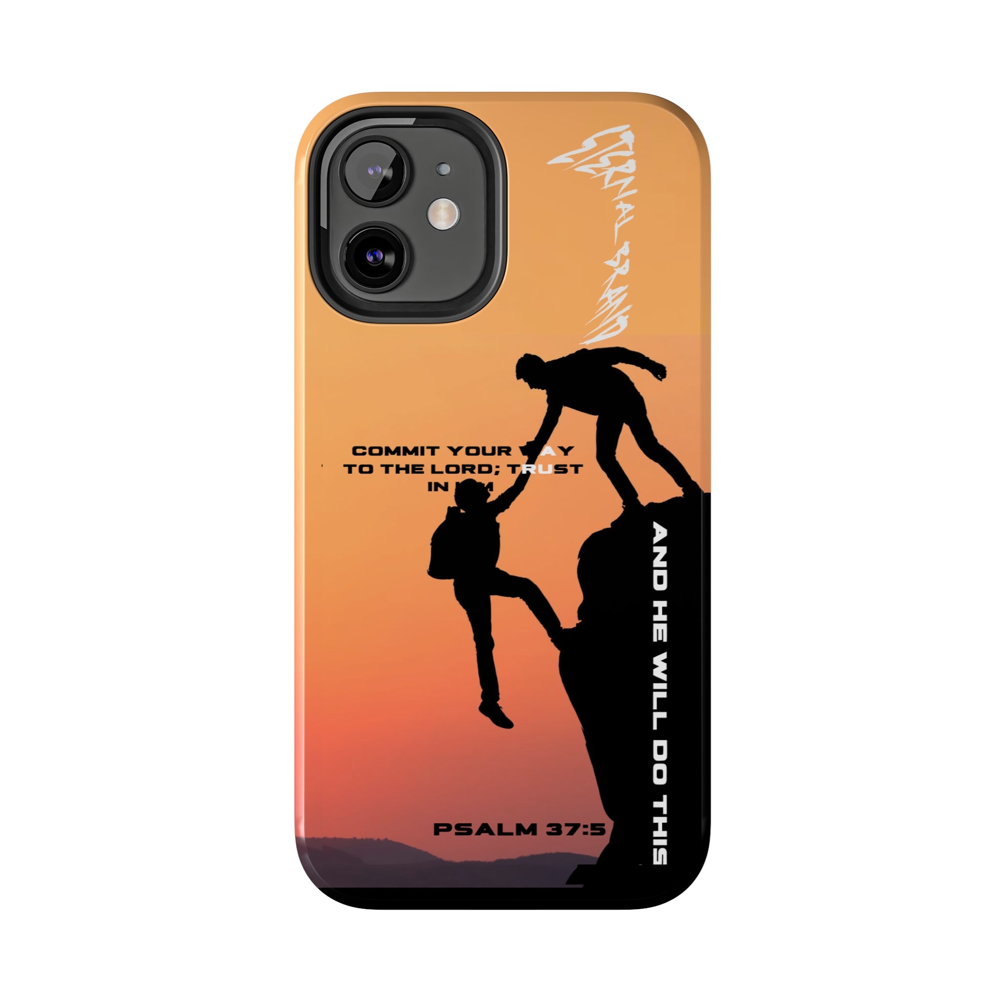 Psalms 27:5 (Hard) Bible Phone Case