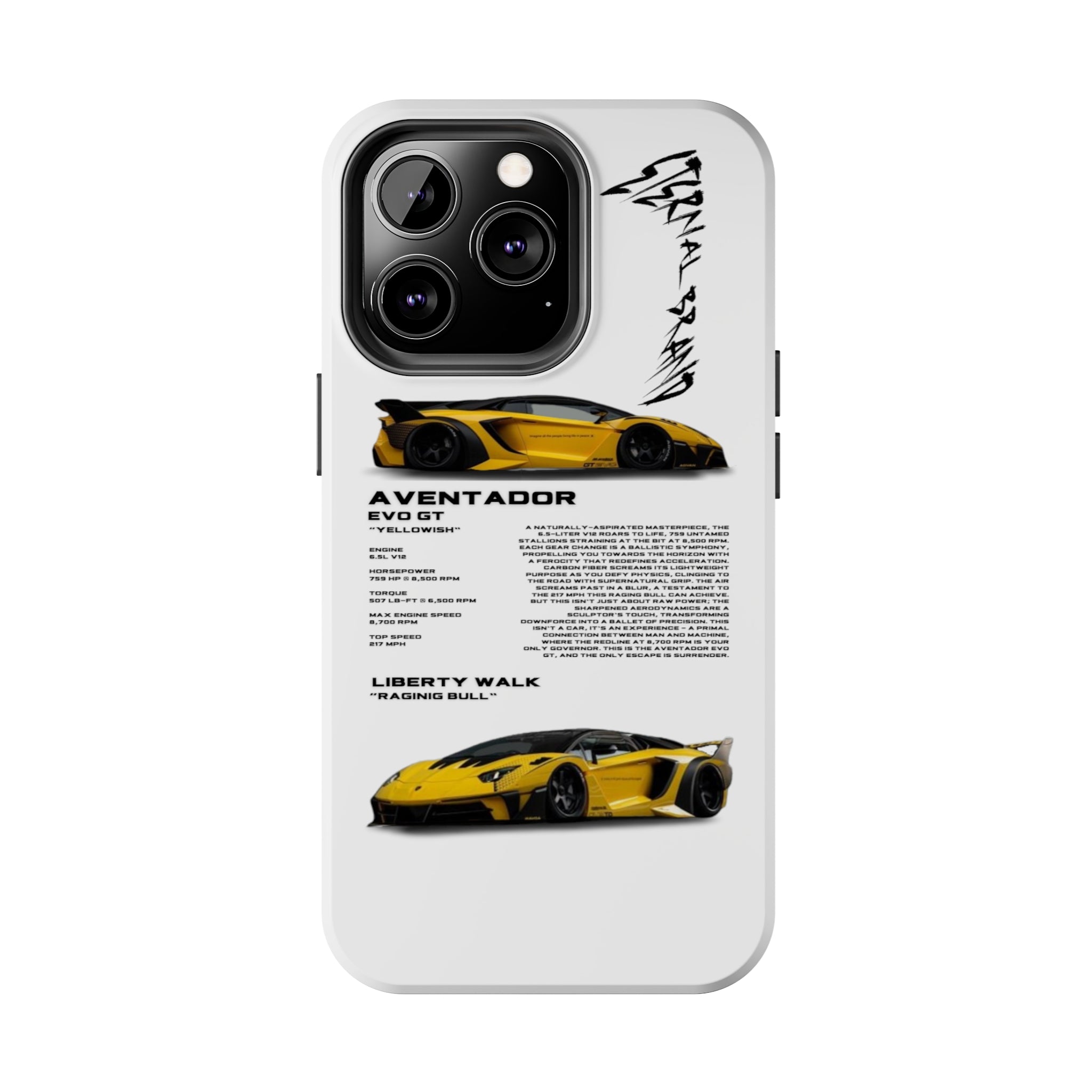 Aventador EVO GT "Yellowish" "White"