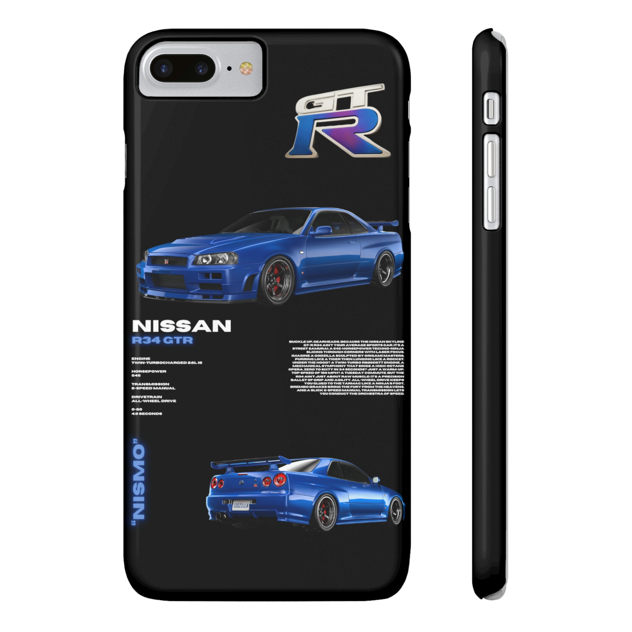 (Slim) Nissan GTR R34 "Racing Blue"