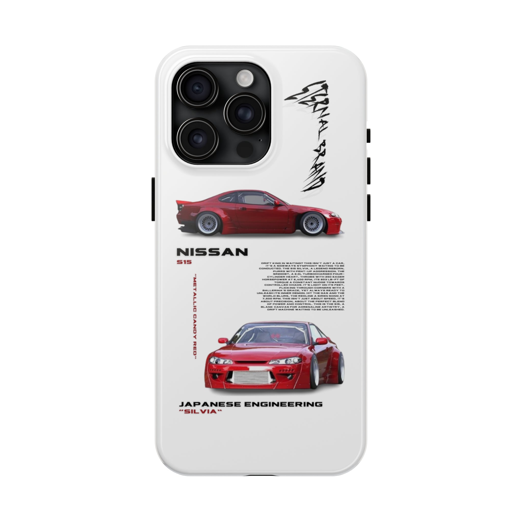 Nissan s15 Silvia "Candy Red" "White"