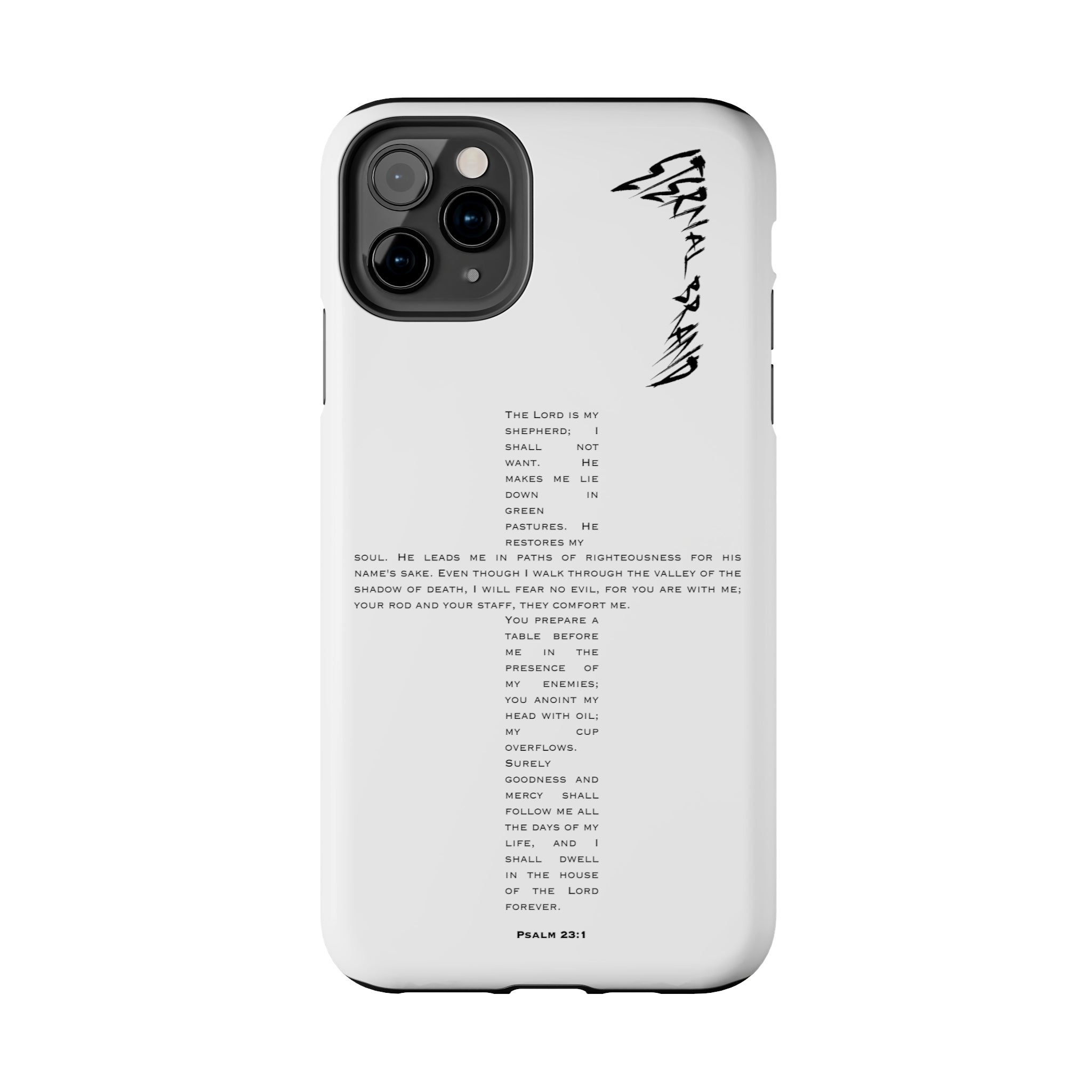 Psalm 23:1 (Hard) Bible Phone Case