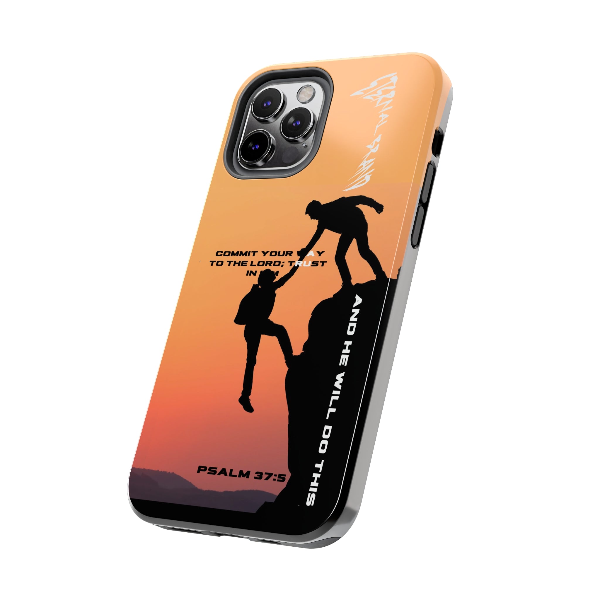 Psalms 27:5 (Hard) Bible Phone Case