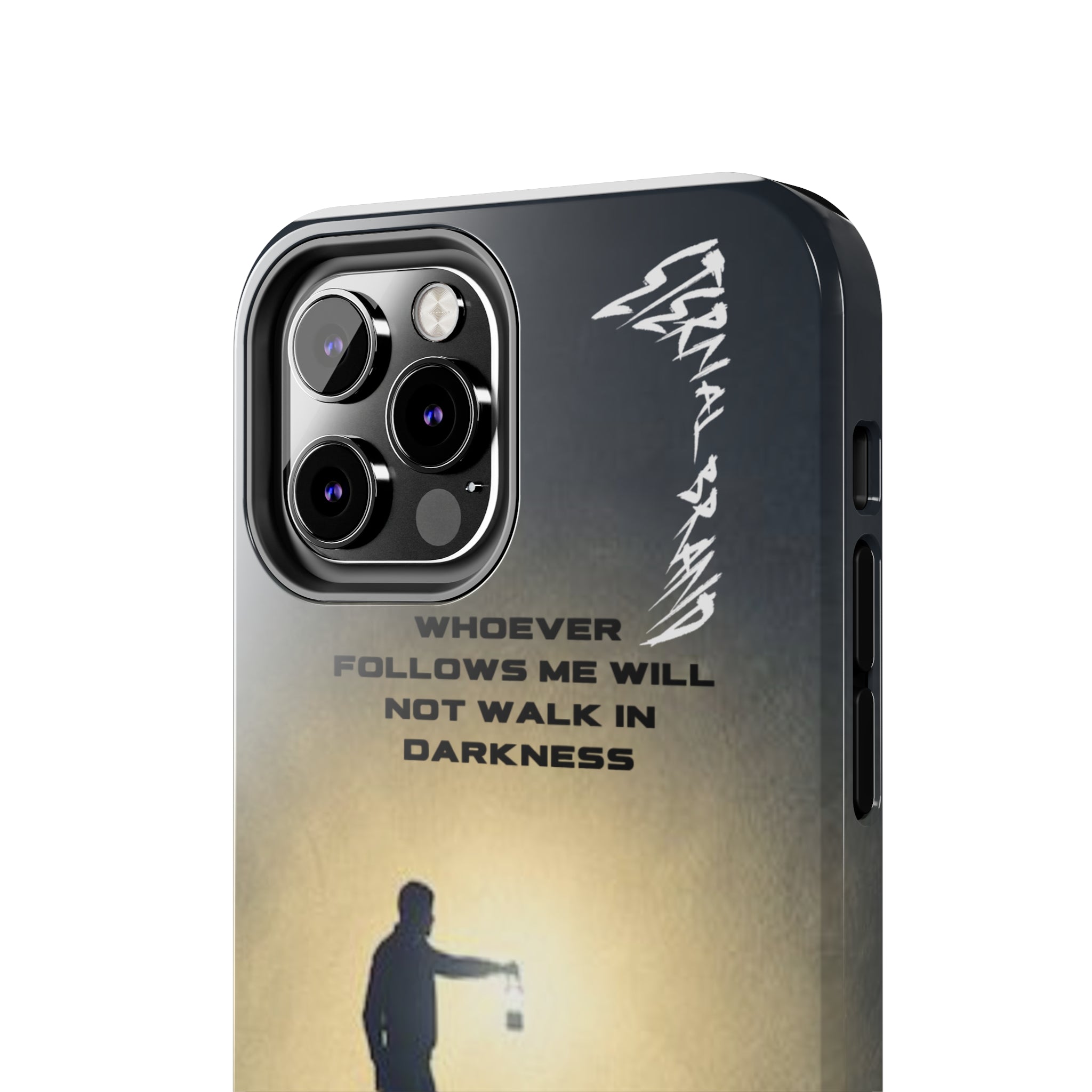 John 8:12 (Hard) Bible Phone Case