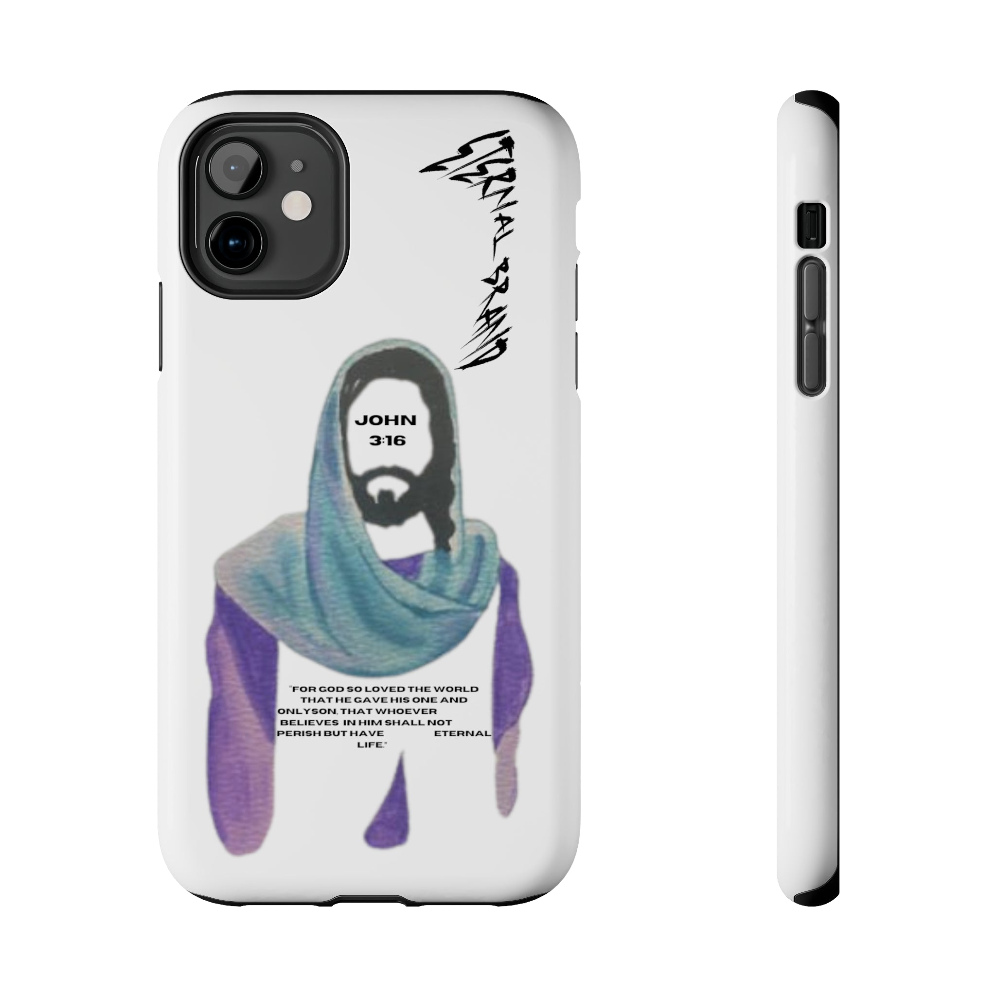 John 3:16 (Hard) Bible Phone Case