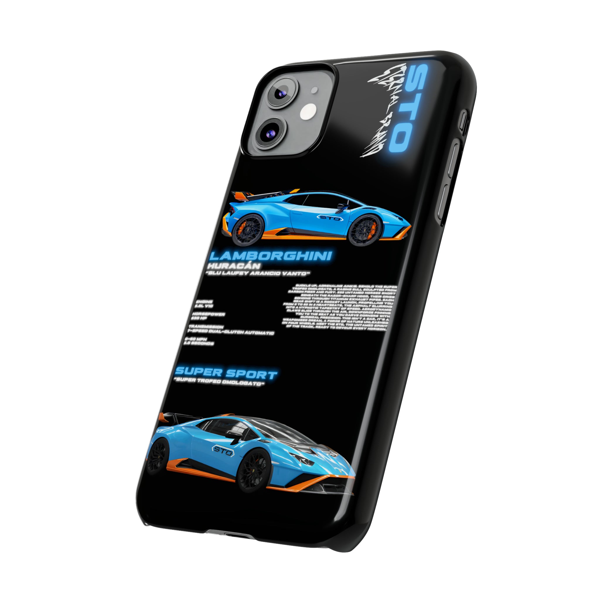 (Slim) Lamborghini Huracan STO "Sky Blue"