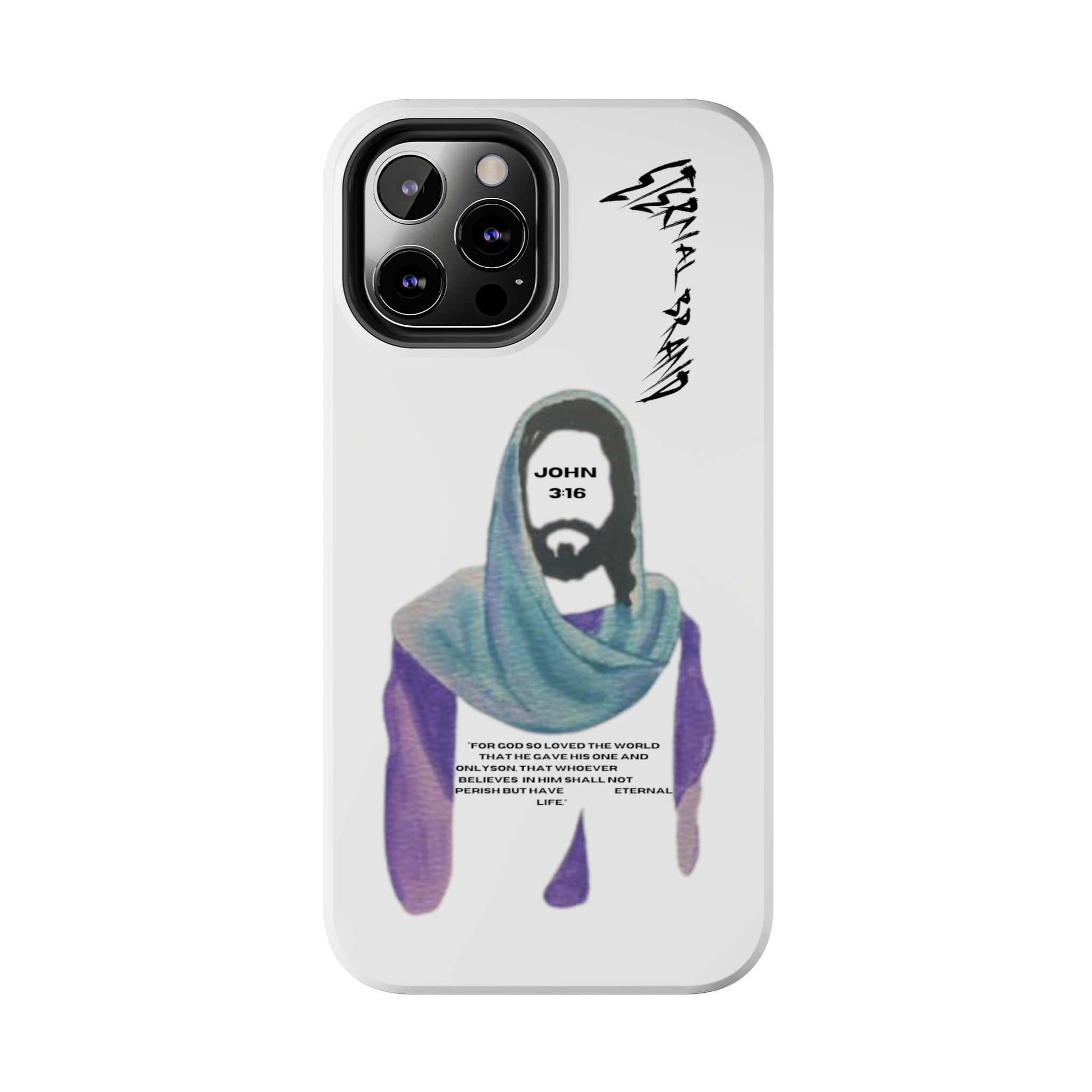 John 3:16 (Hard) Bible Phone Case