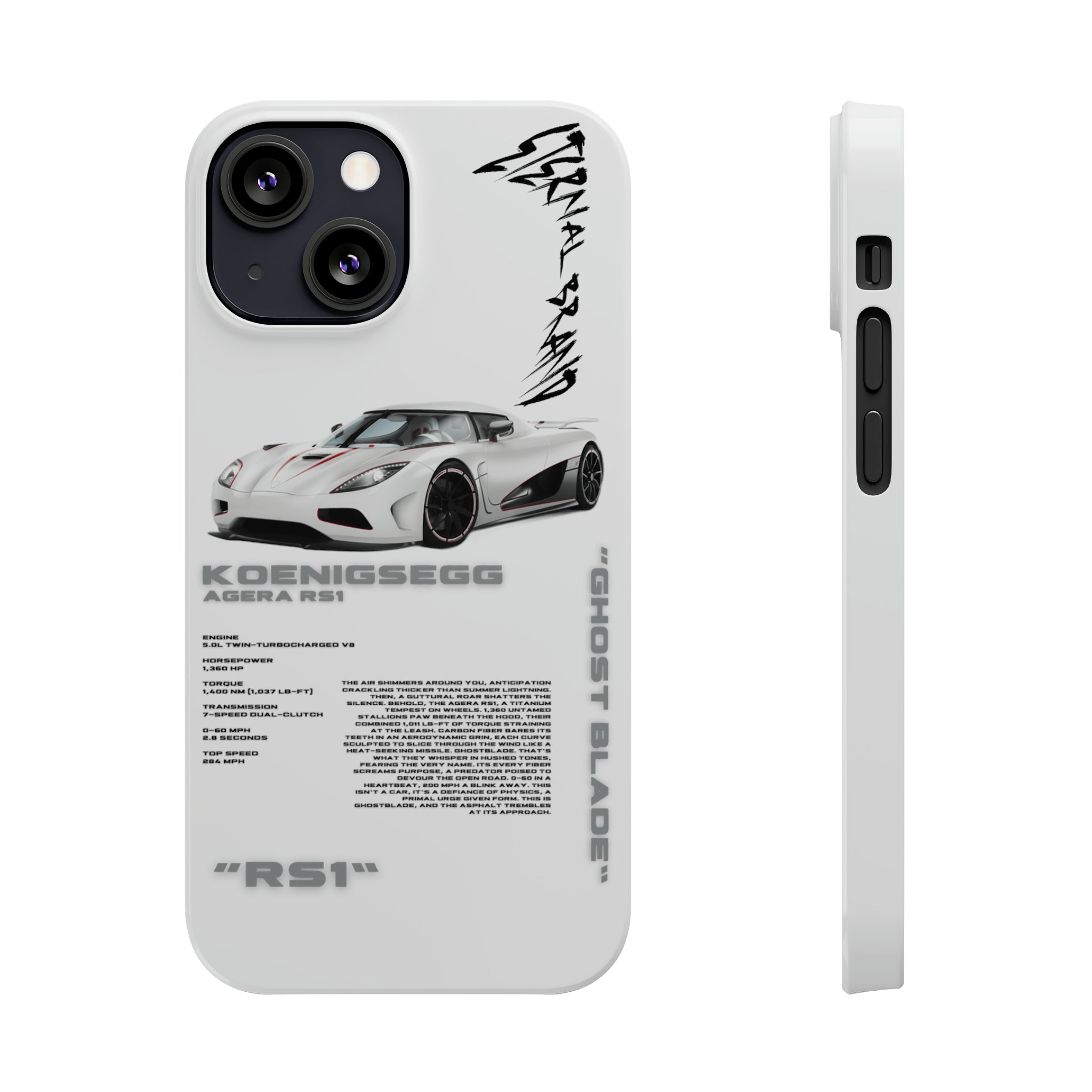 (Slim) Koenigsegg Agera RS1 "Ghost Blade"