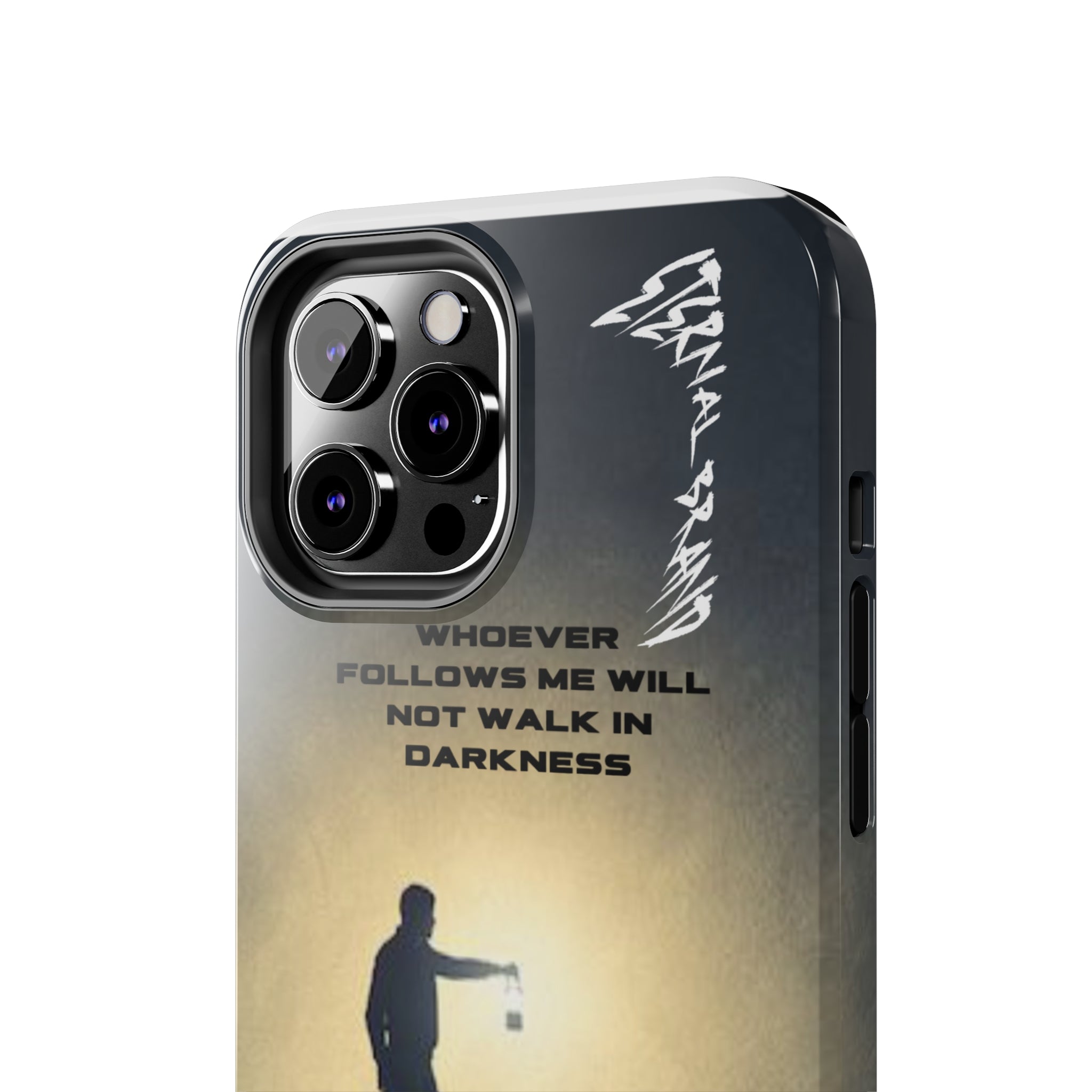 John 8:12 (Hard) Bible Phone Case