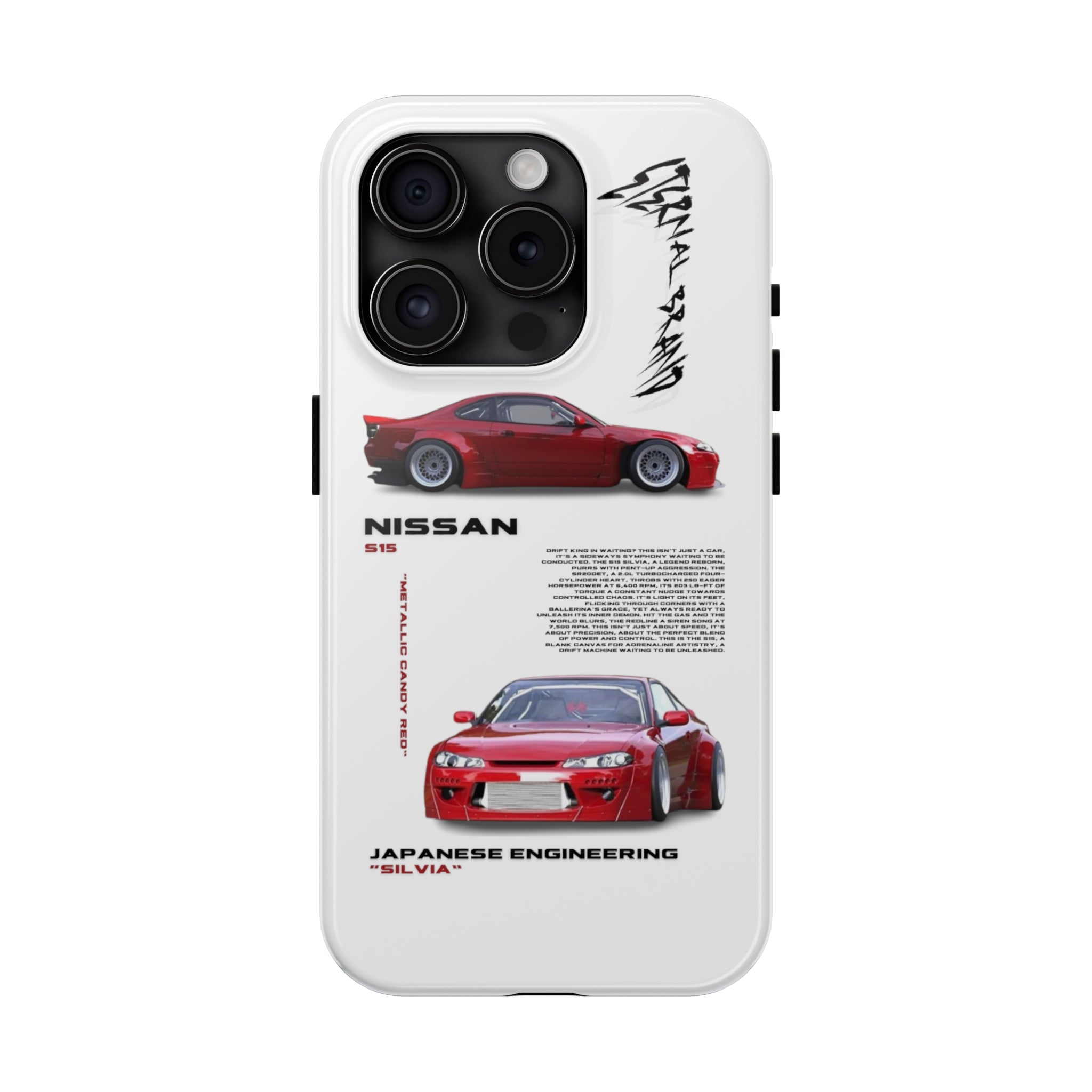 Nissan s15 Silvia "Candy Red" "White"