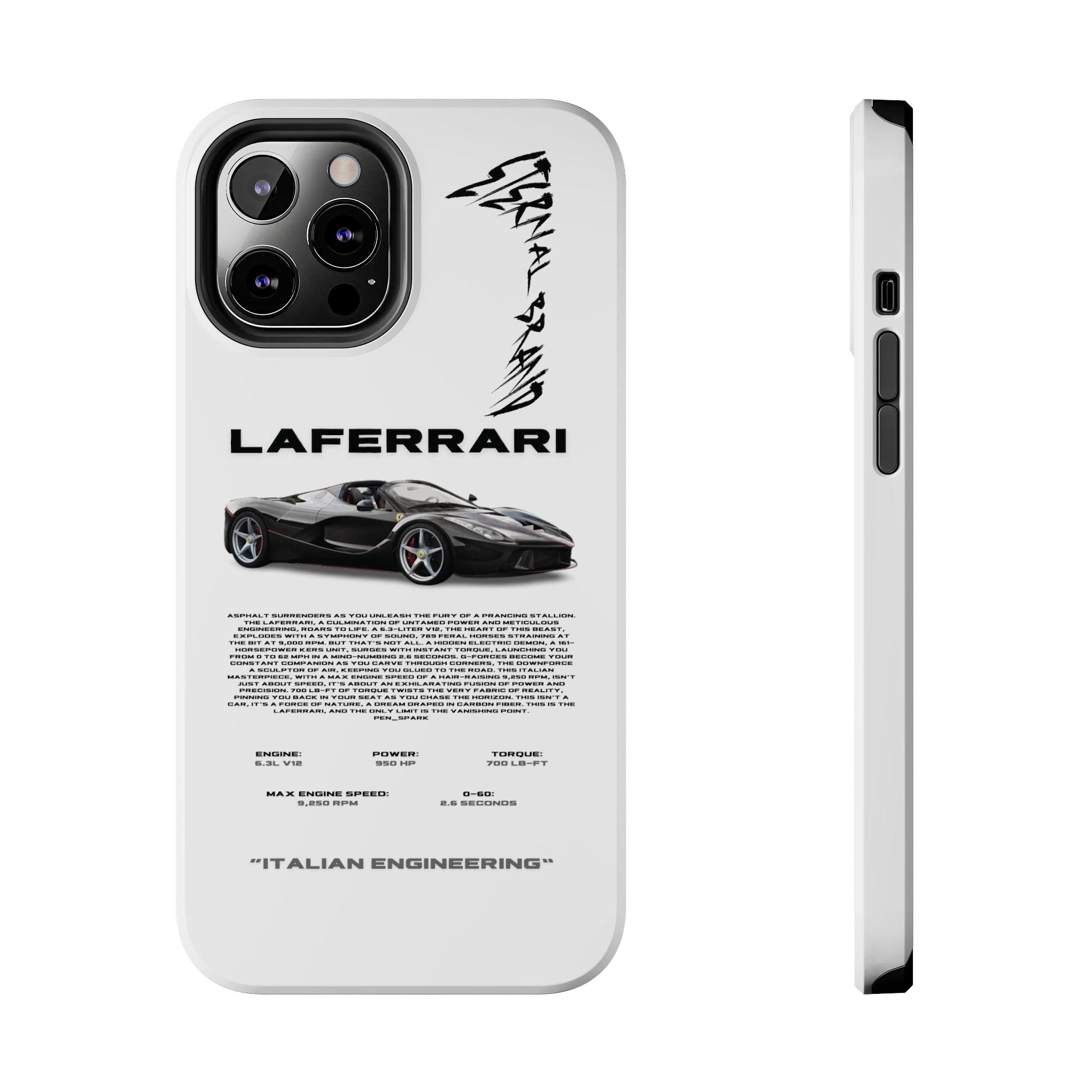 LaFerrari "Nero Daytona" "White"