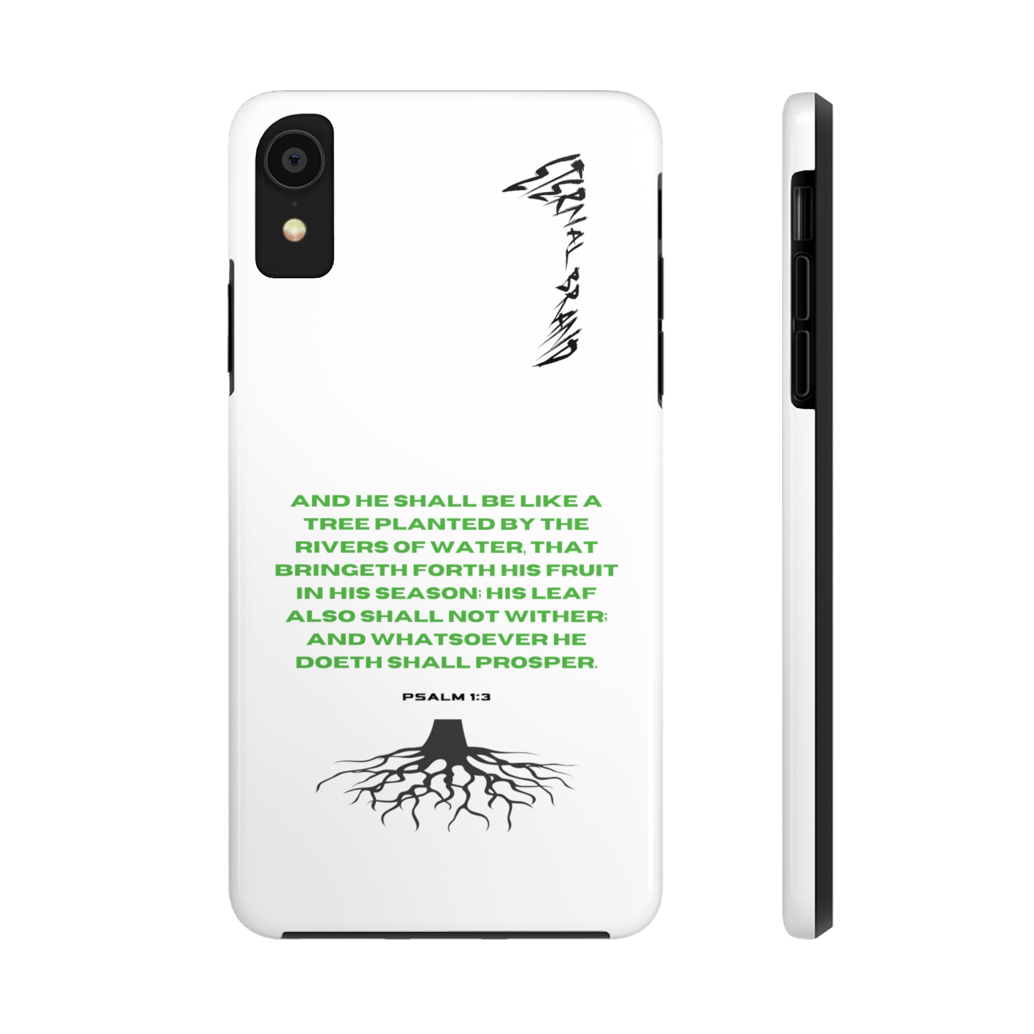 Psalm 1:3 (Hard) Bible Phone Case